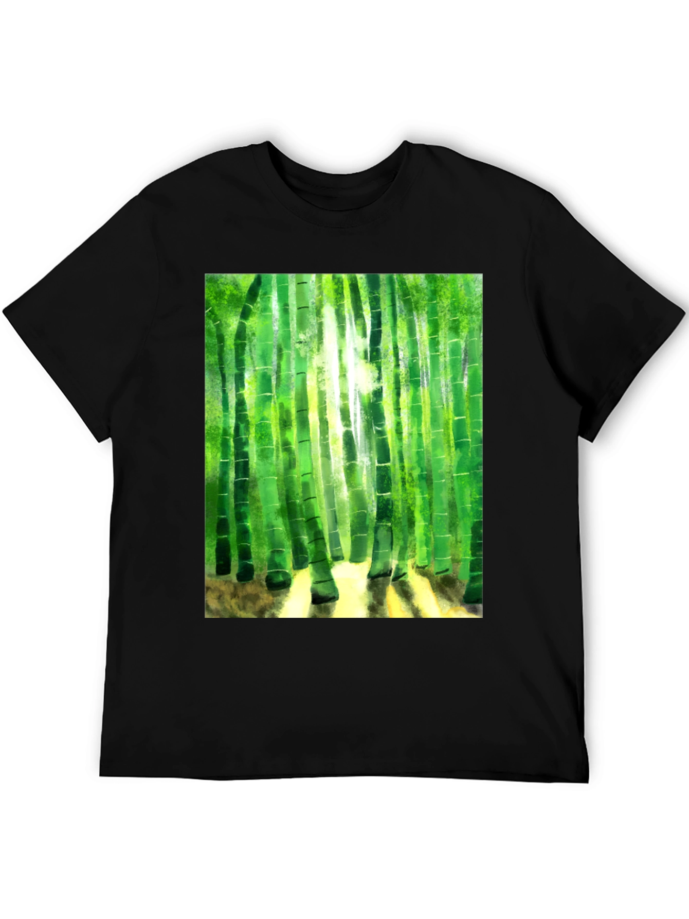Bamboo Forest Graphic Tee - Nature Inspired Design