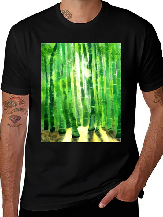 Bamboo Forest Graphic Tee - Nature Inspired Design