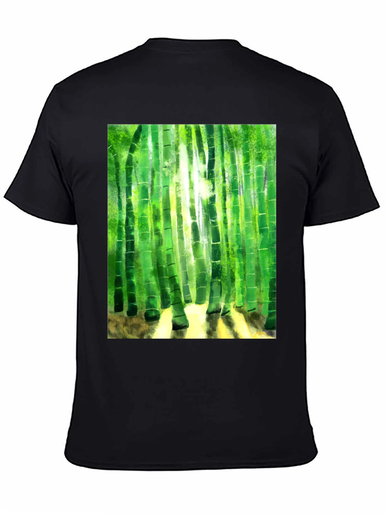 Bamboo Forest Graphic Tee - Nature Inspired Design