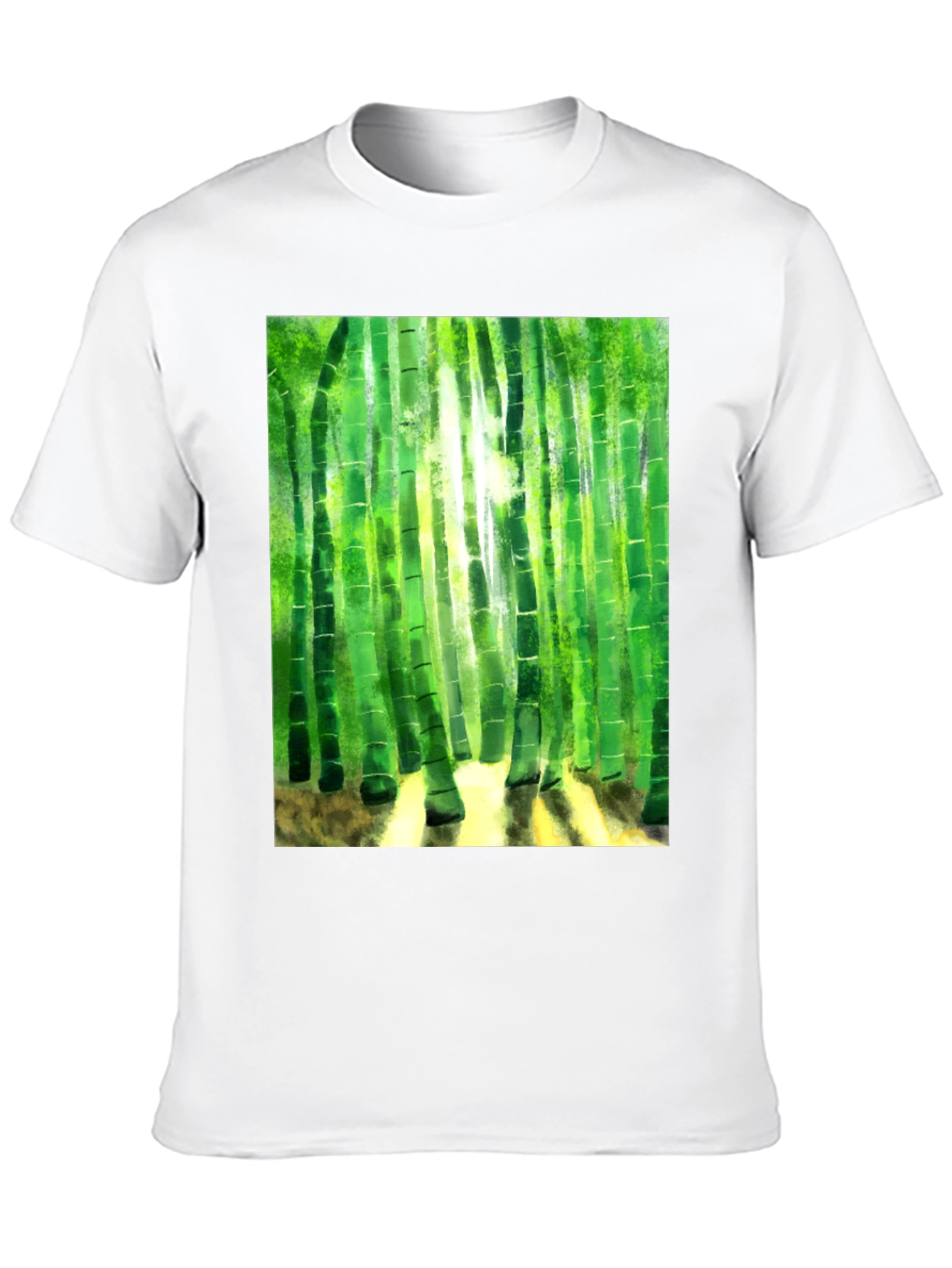 Bamboo Forest Graphic Tee - Nature Inspired Design