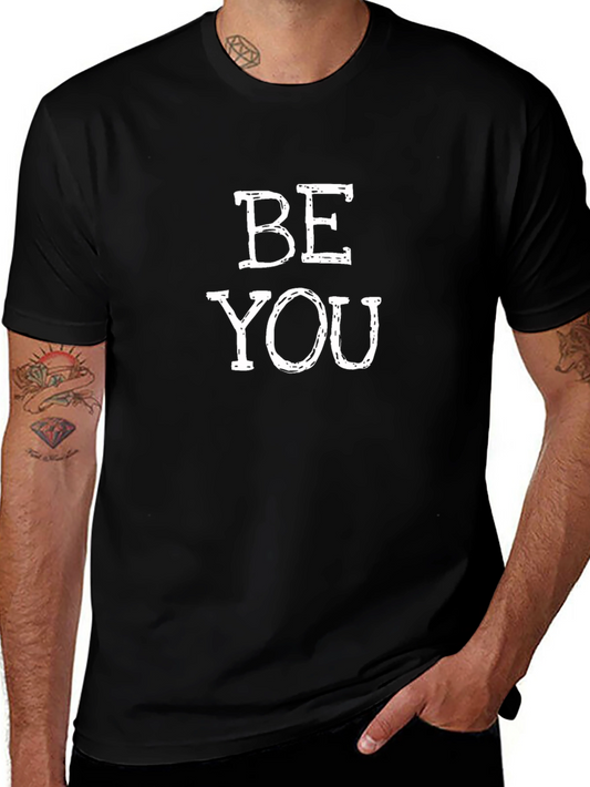 Be You Black Graphic T-Shirt