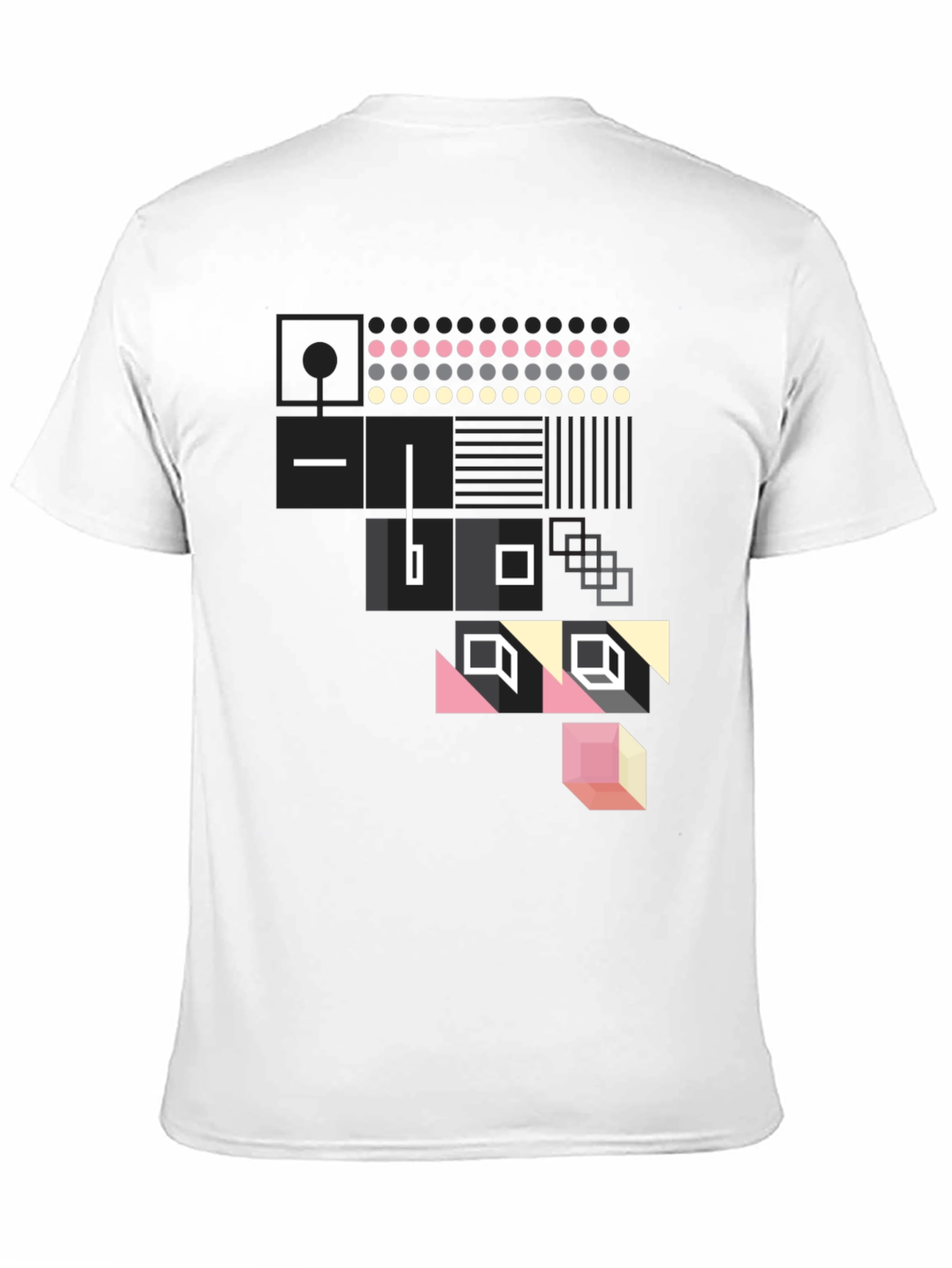 Abstract Graphic Tee - Modern Geometric Print