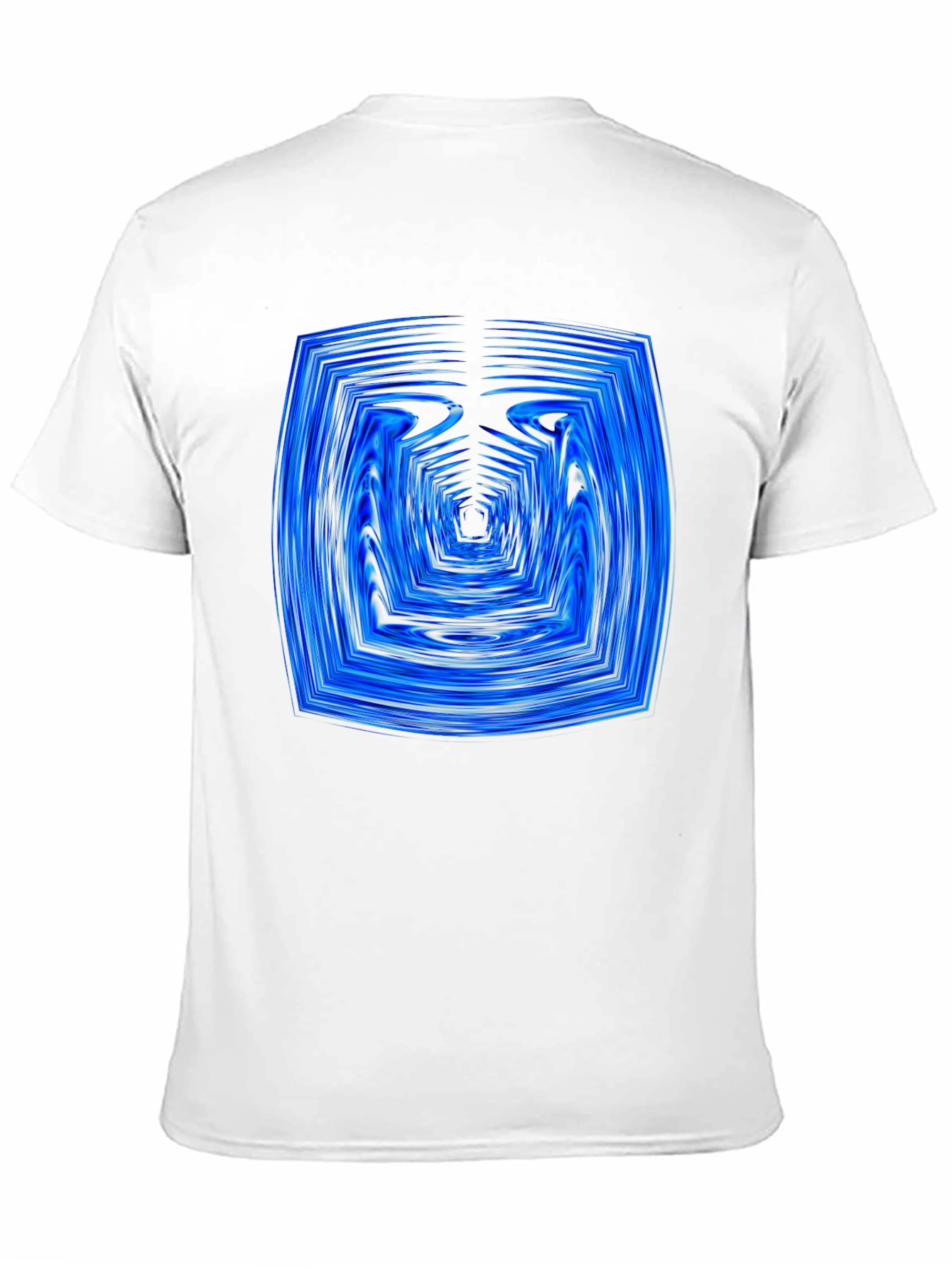 Abstract Tunnel Graphic Tee - Modern Black T-Shirt