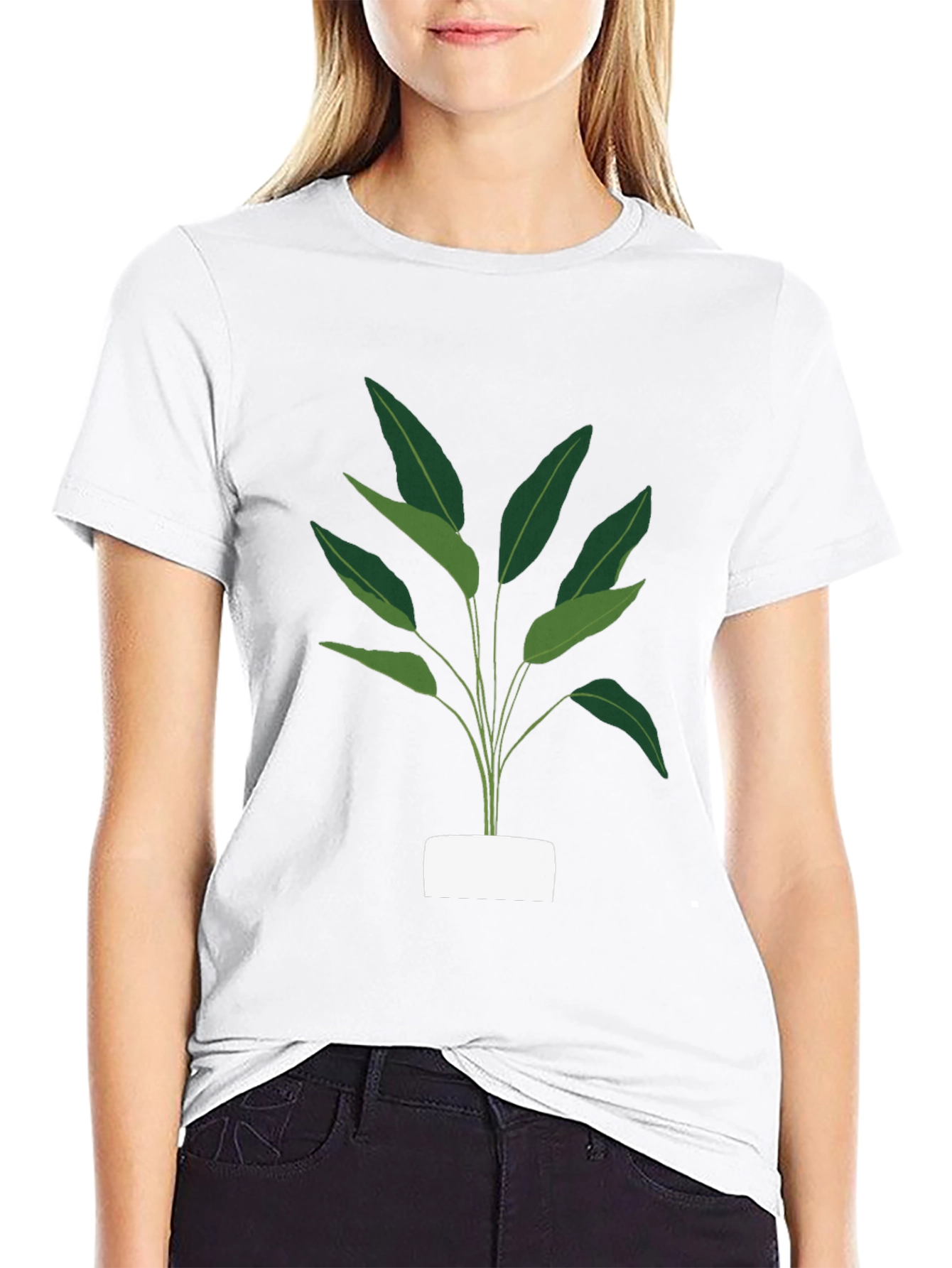 Black Plant Graphic Tee