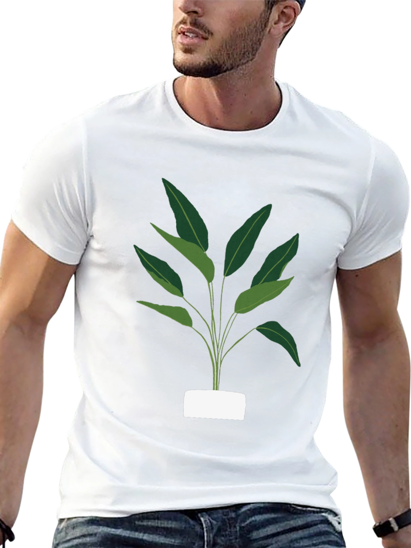 Black Plant Graphic Tee