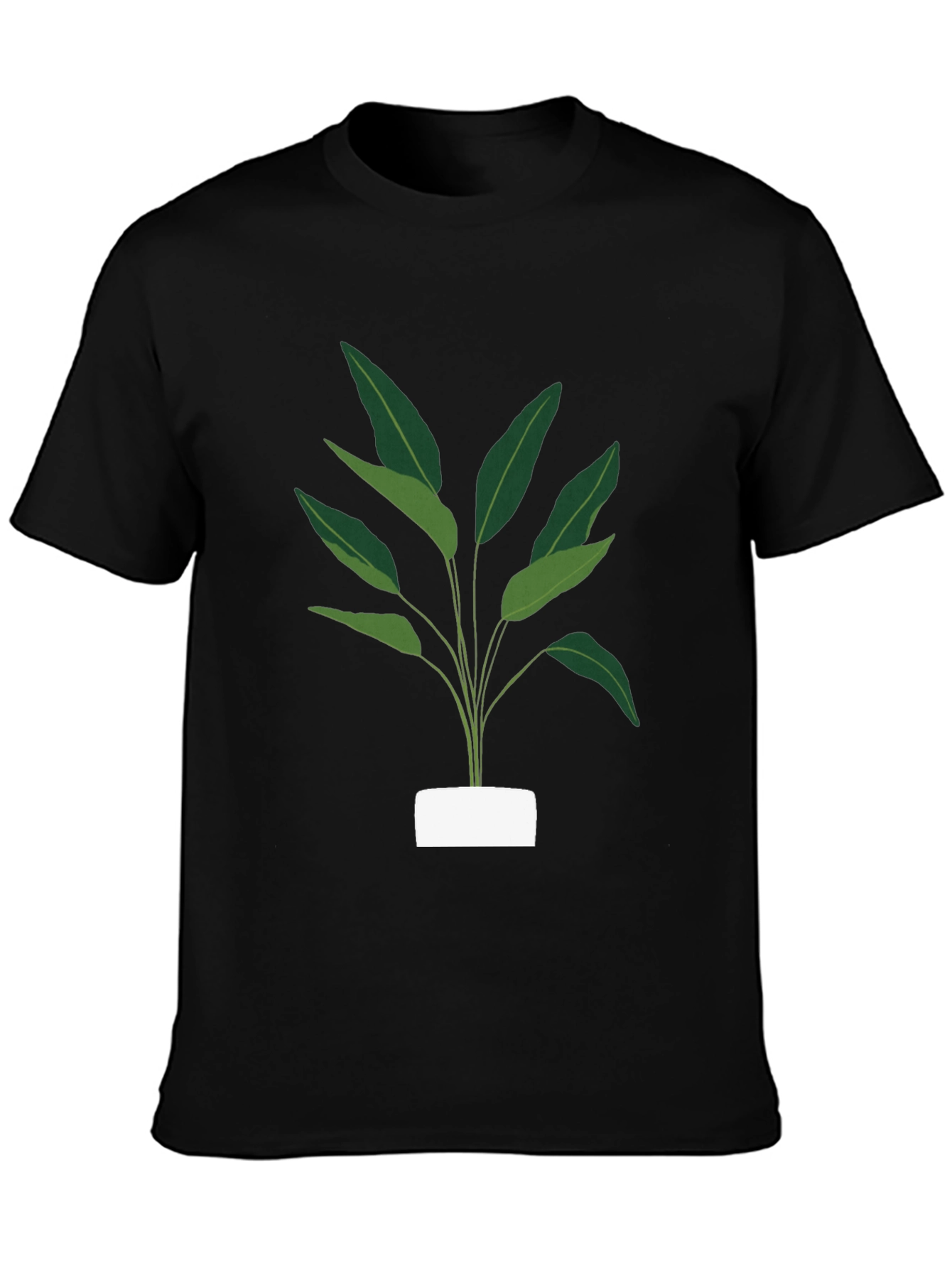 Black Plant Graphic Tee