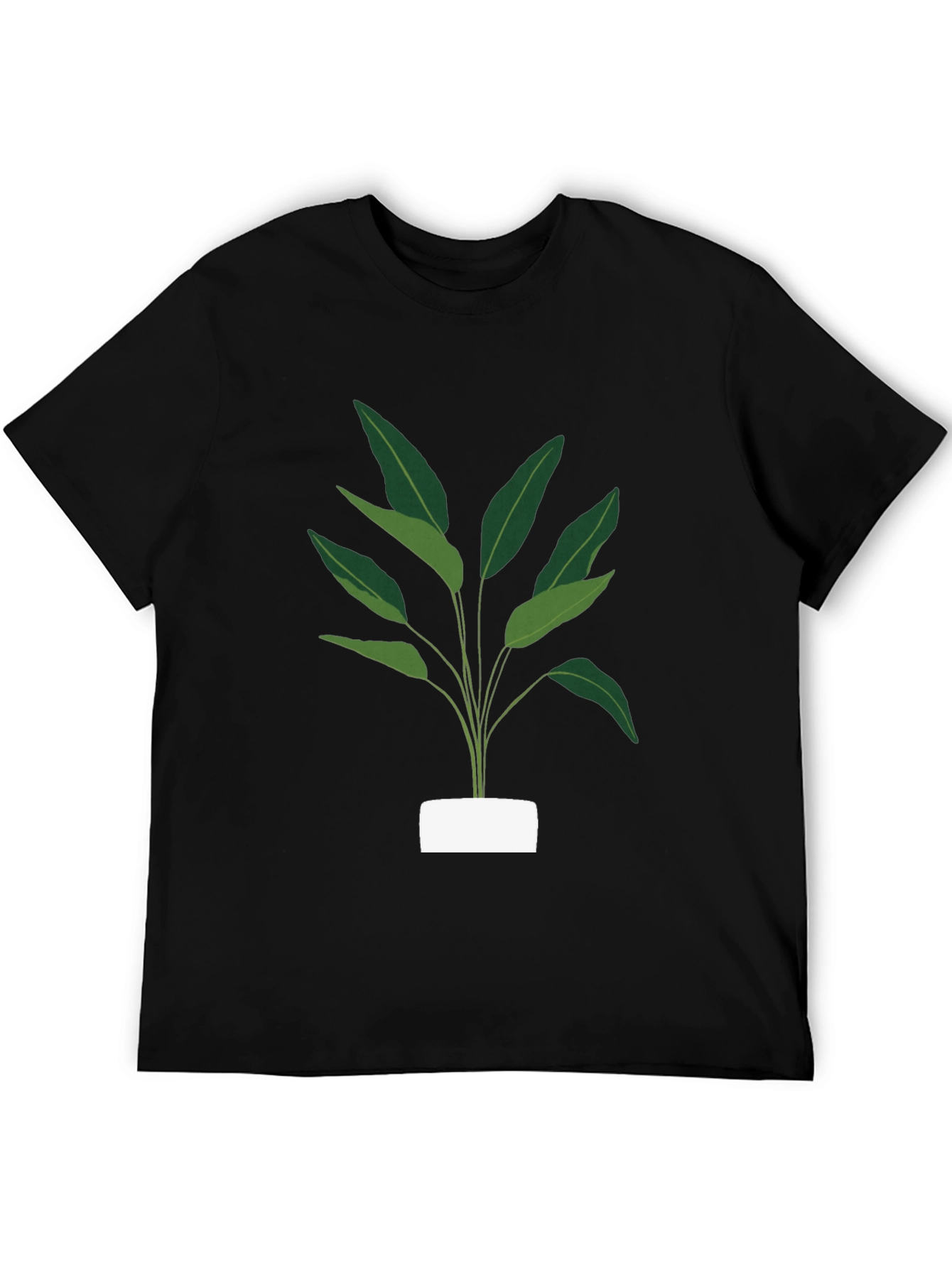Black Plant Graphic Tee