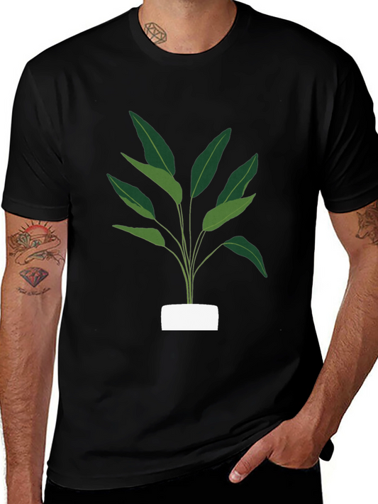 Black Plant Graphic Tee