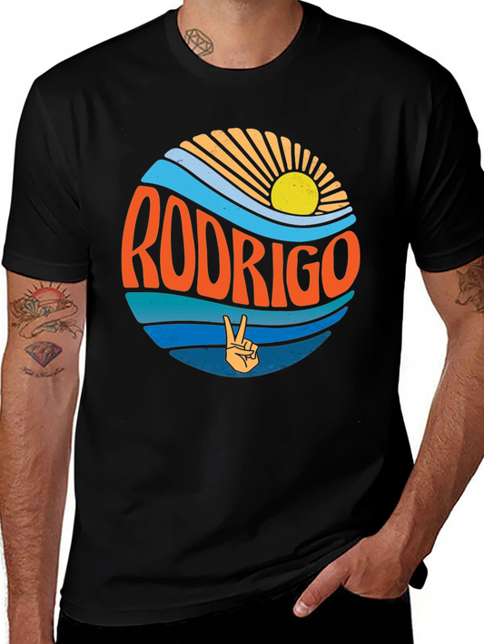 Retro Rodrigo T-Shirt - Surf & Sun Design