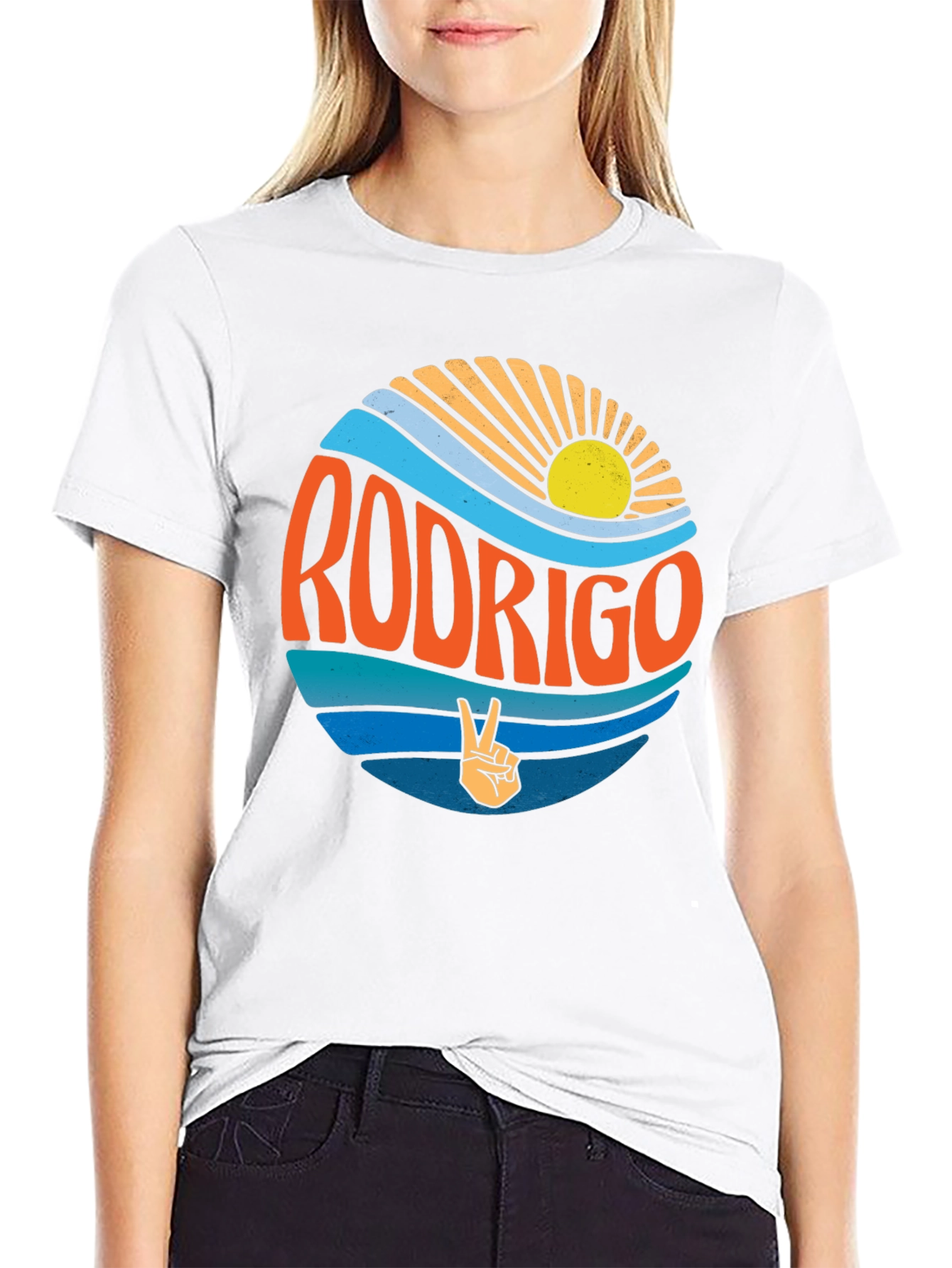 Retro Rodrigo T-Shirt - Surf & Sun Design