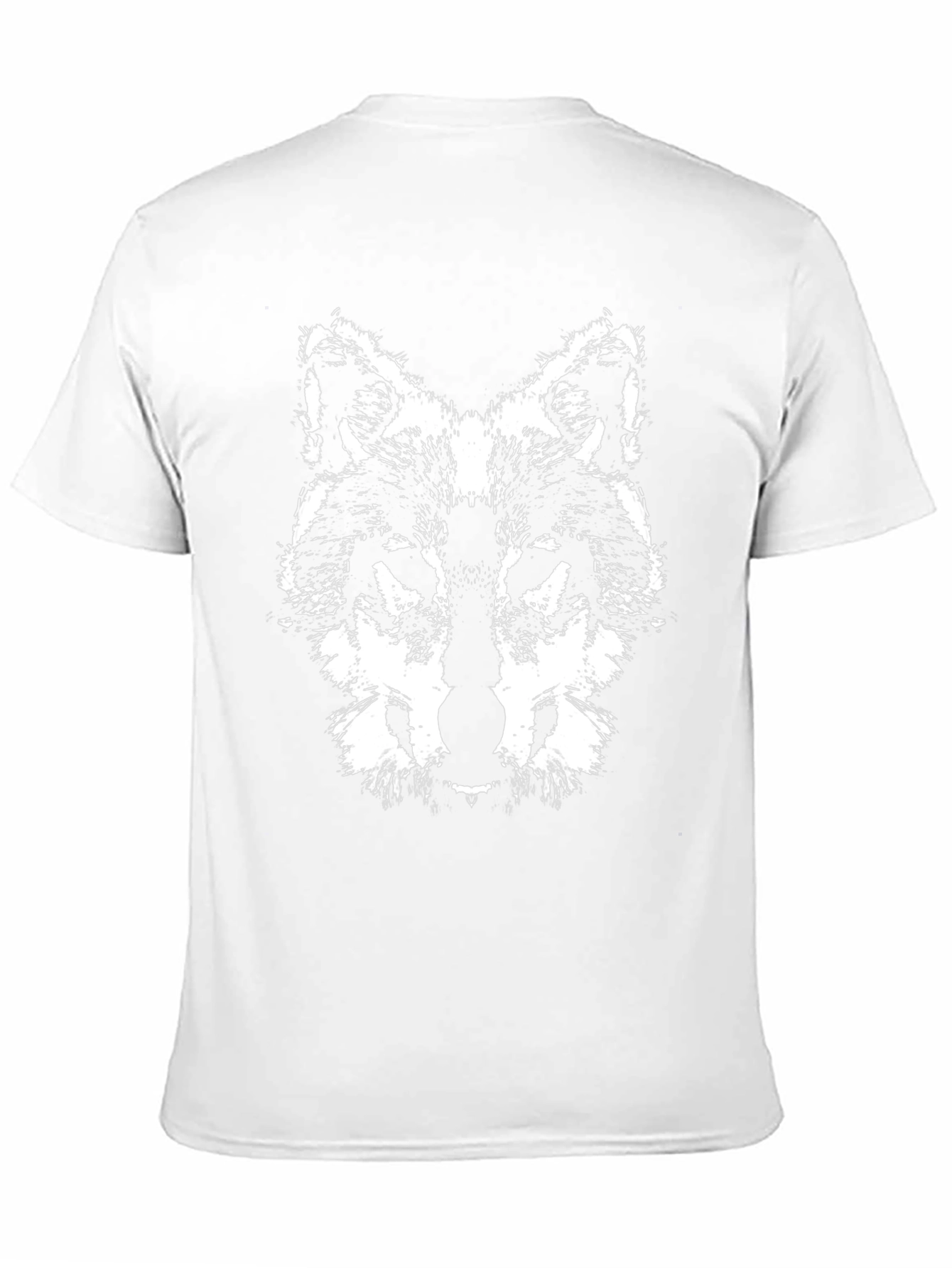 Wolf Graphic Tee - Black Cotton T-Shirt