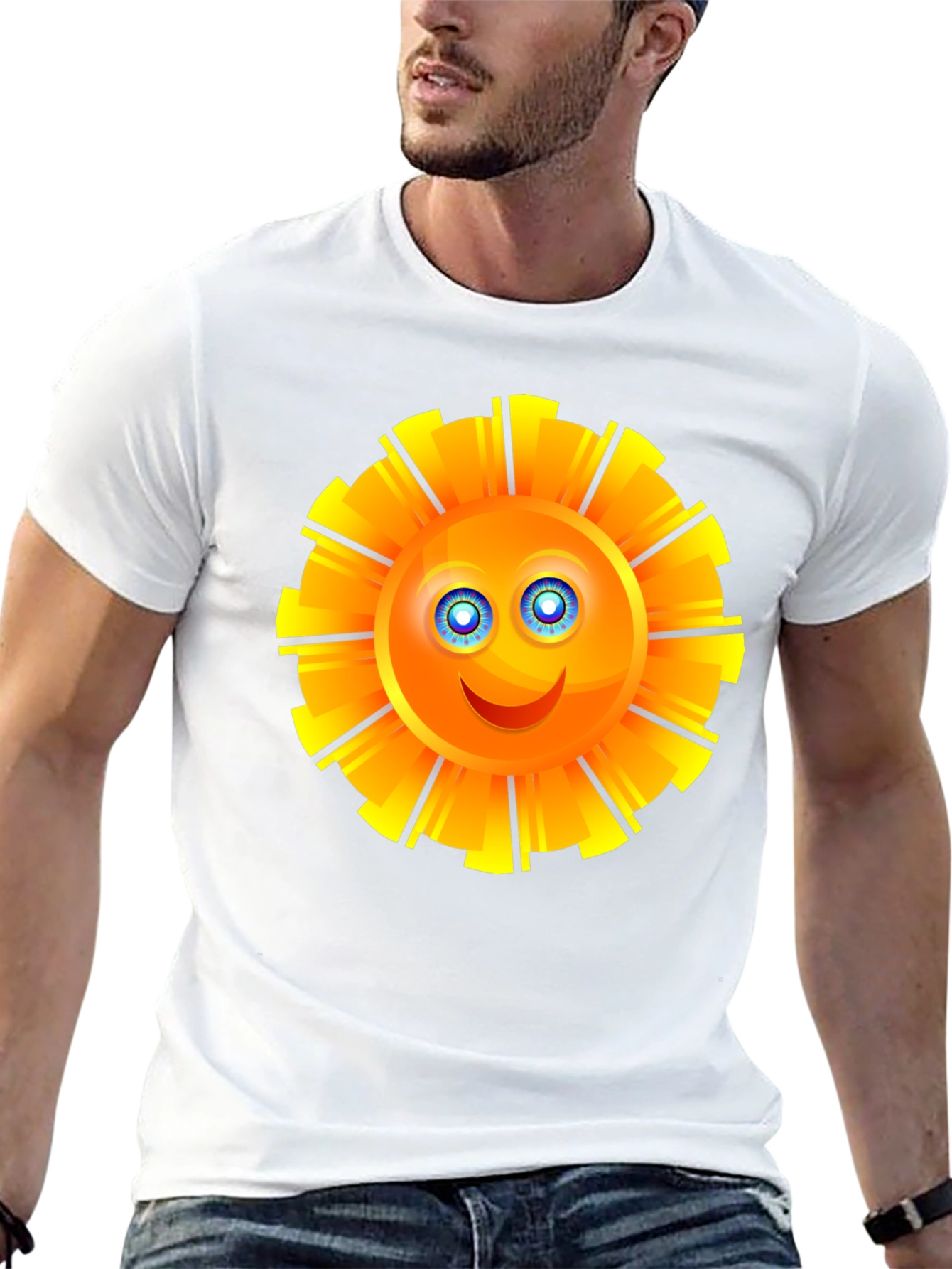 Sunny Day Graphic T-Shirt - Black