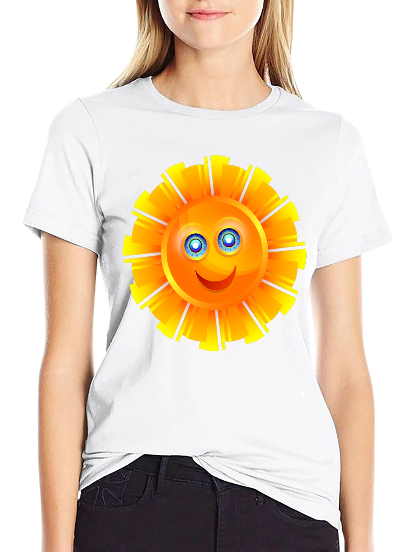 Sunny Day Graphic T-Shirt - Black