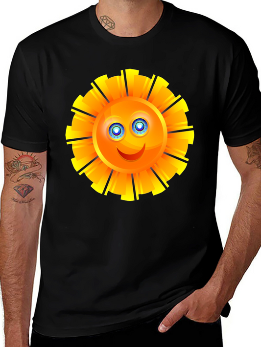 Sunny Day Graphic T-Shirt - Black
