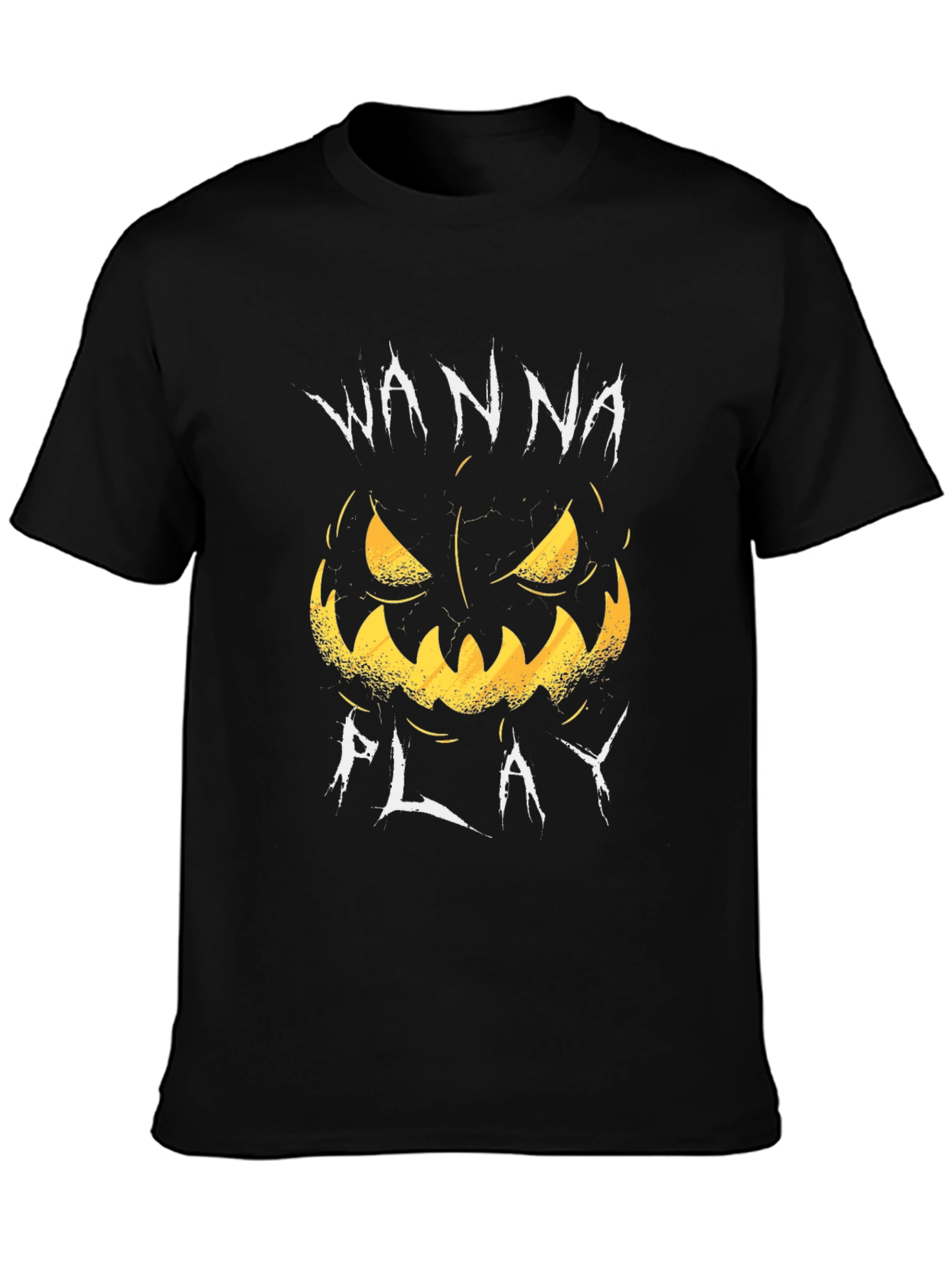 Spooky Wanna Play Pumpkin Graphic Tee