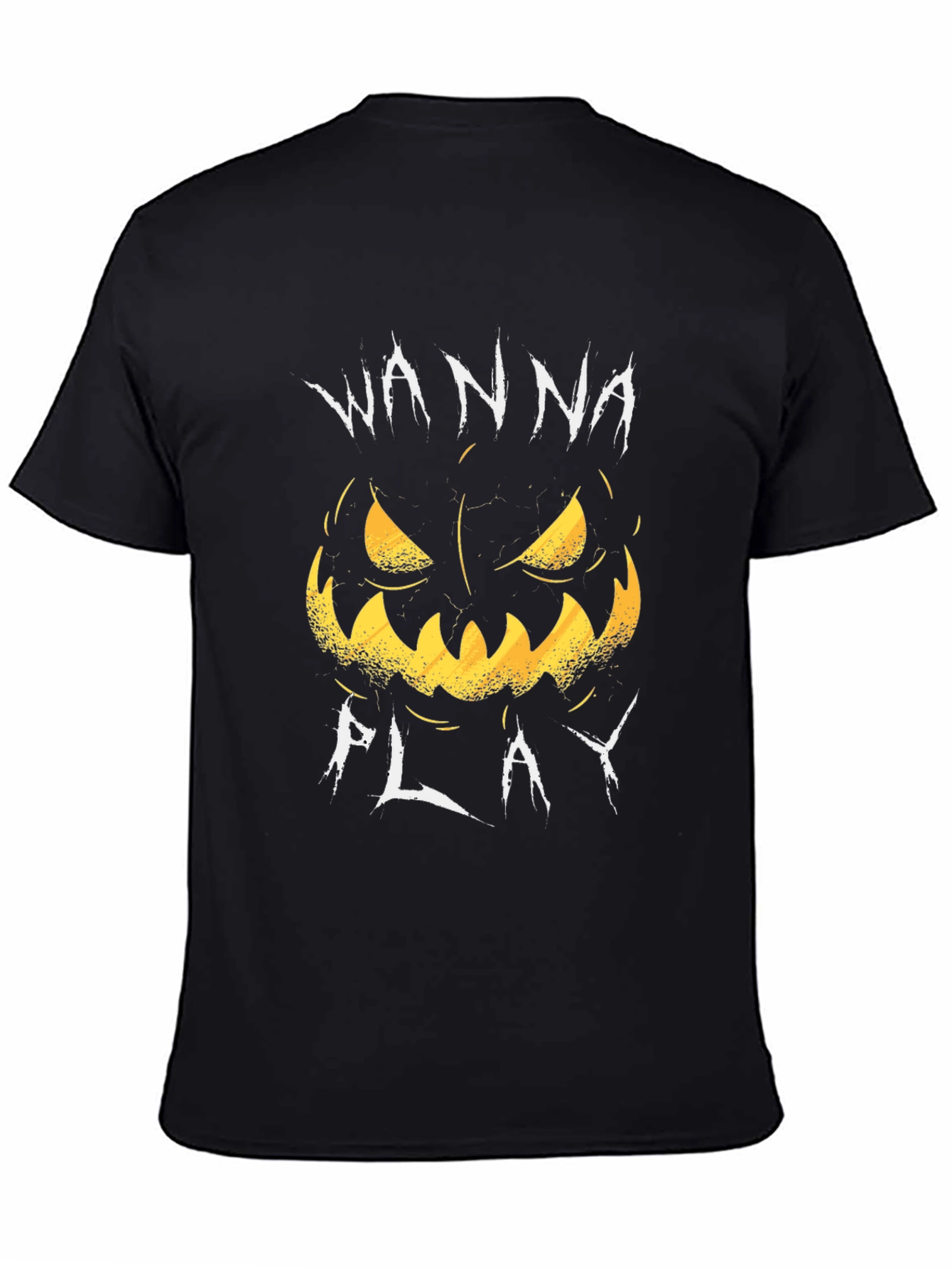 Spooky Wanna Play Pumpkin Graphic Tee