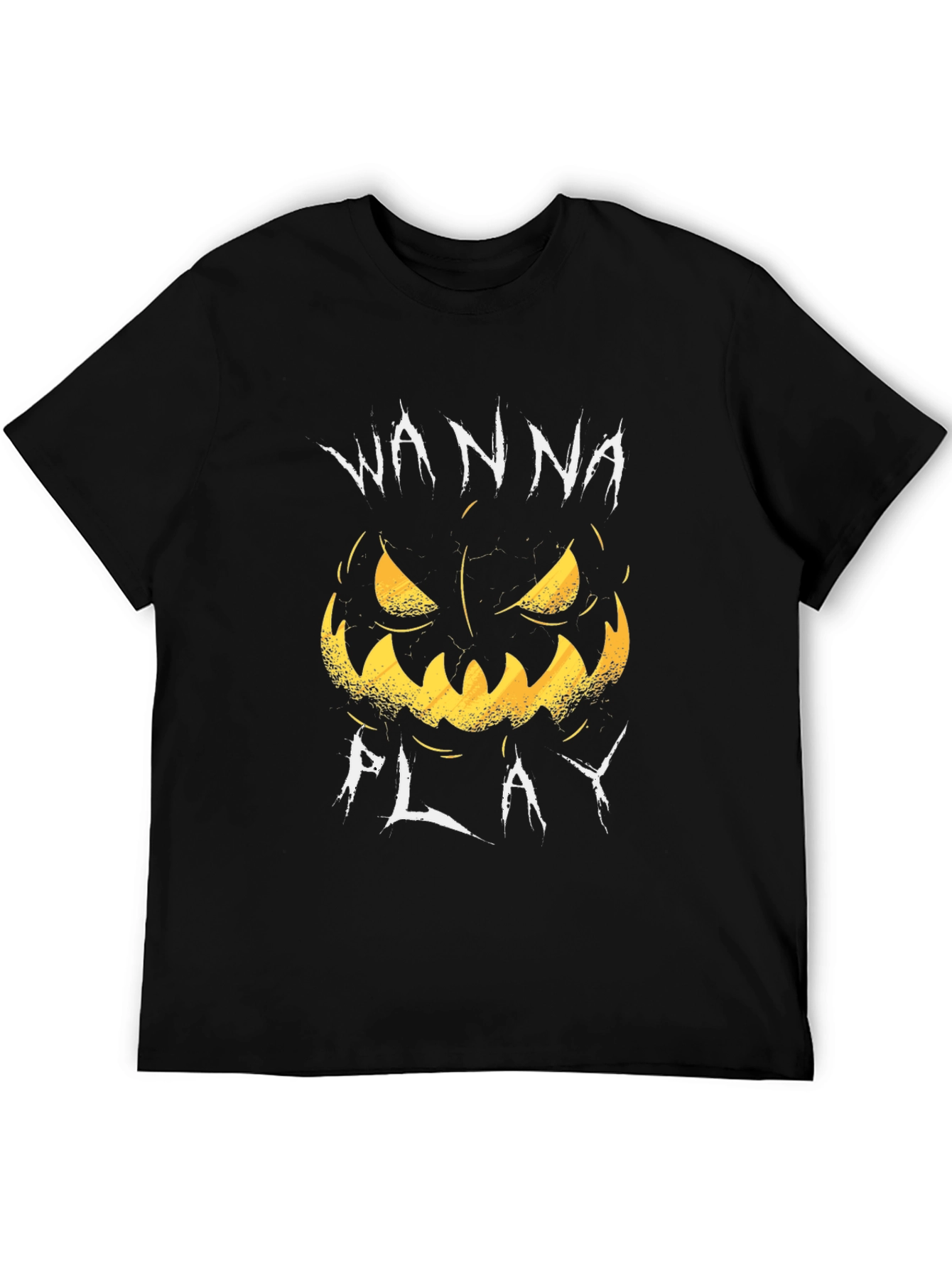 Spooky Wanna Play Pumpkin Graphic Tee