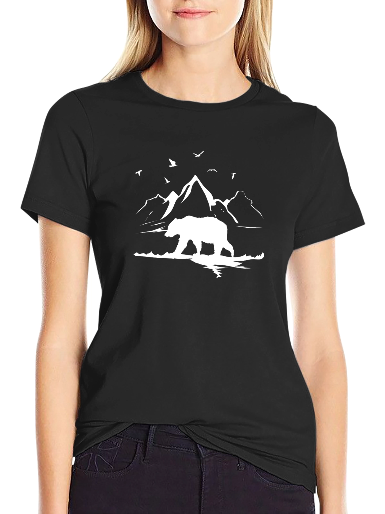 Bear Mountain Graphic Tee - Nature Lovers T-Shirt