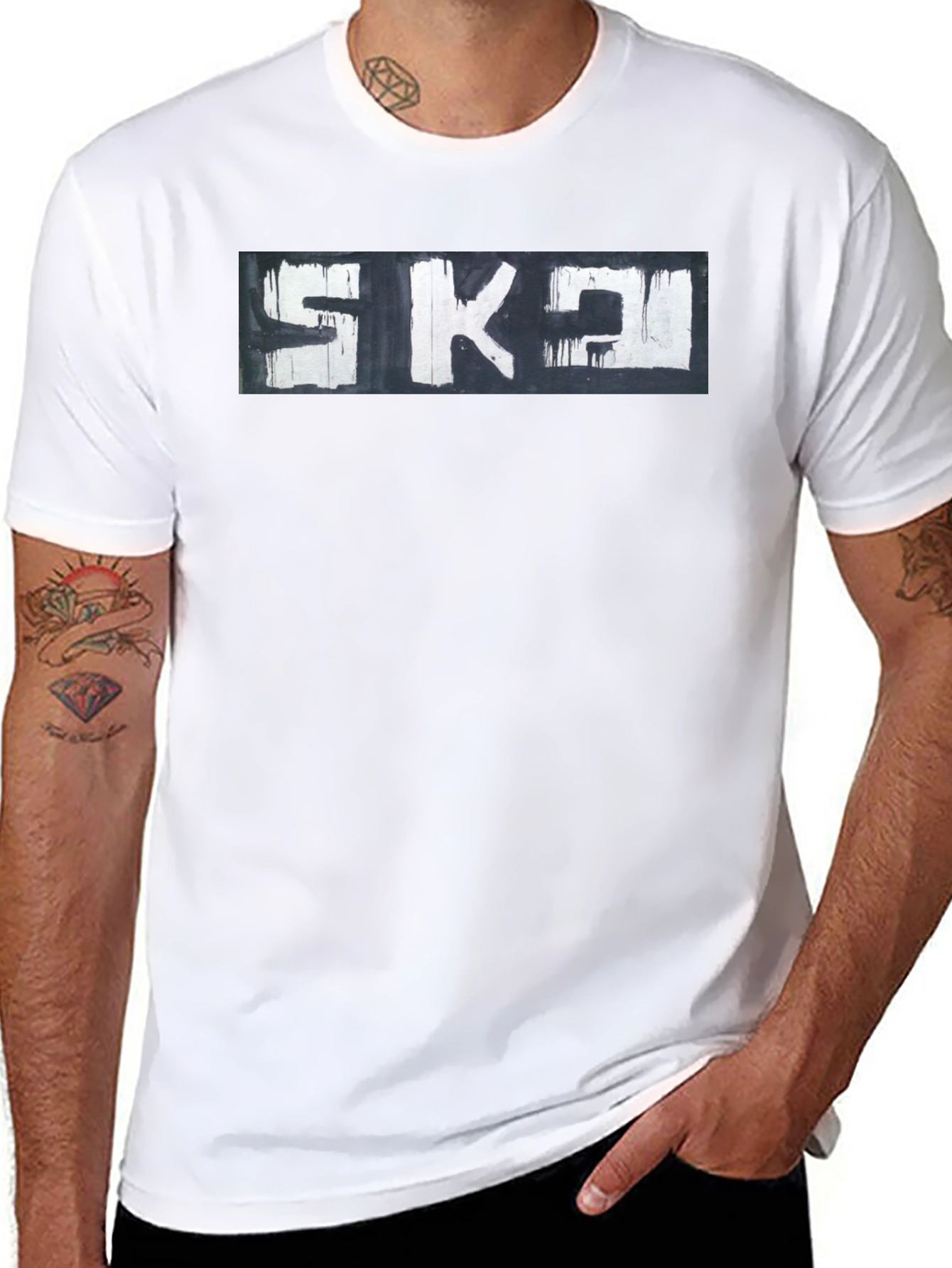 Black SKA Graphic Tee - Cool & Casual