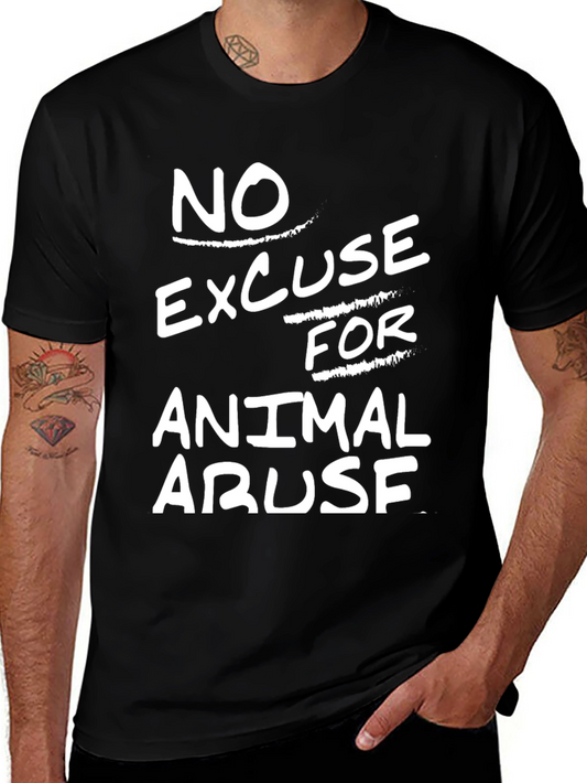 No Excuse for Animal Abuse T-Shirt