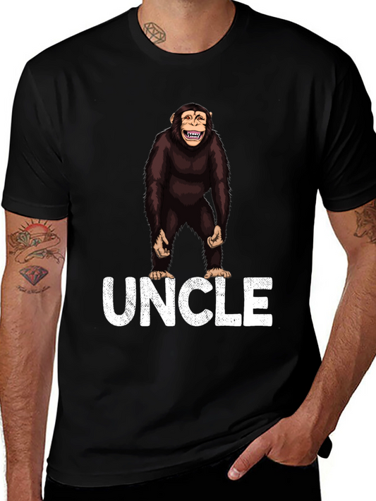 Uncle Chimp Graphic Tee - Funny Family T-Shirt