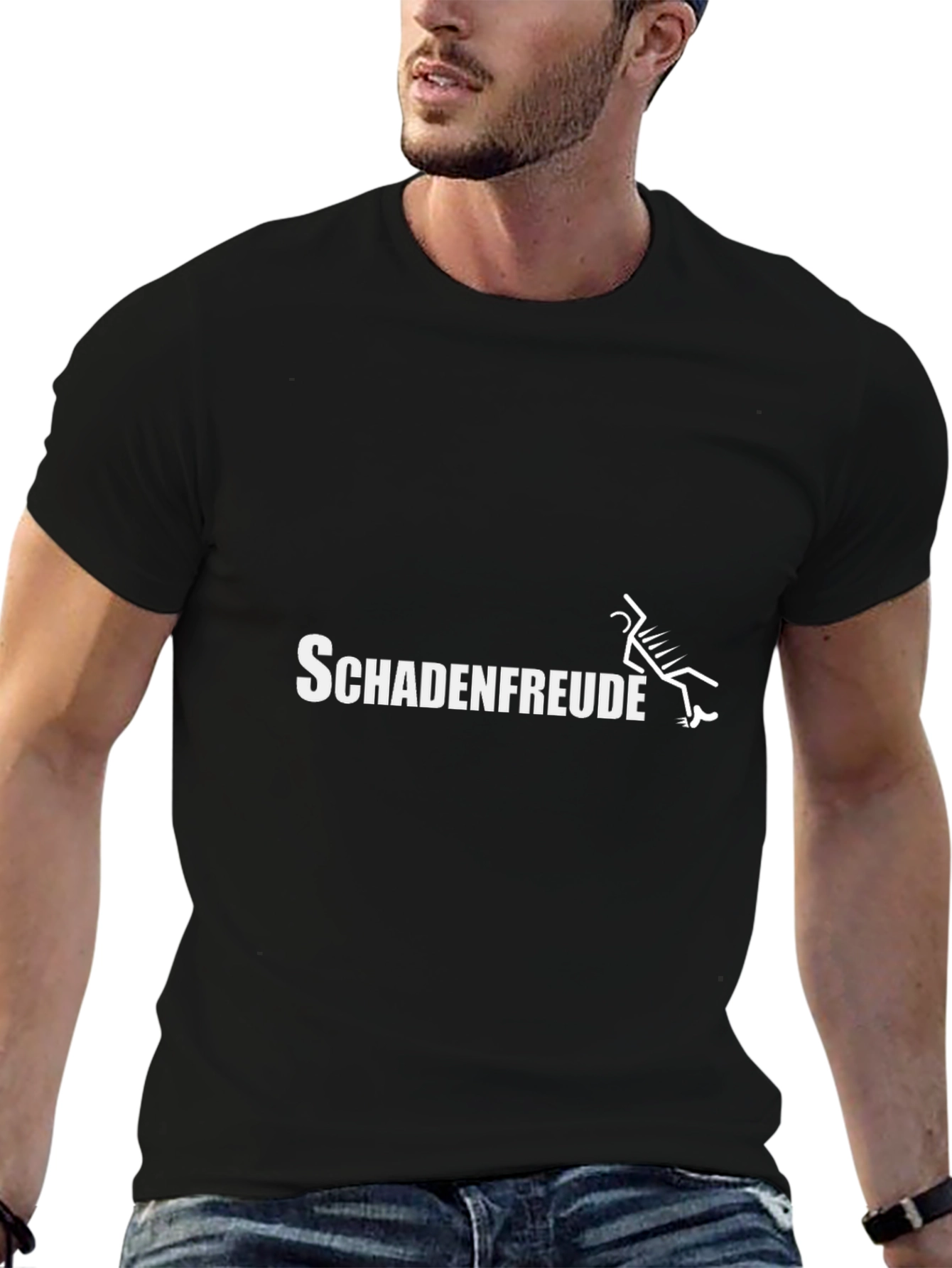 Schadenfreude Black Graphic Tee