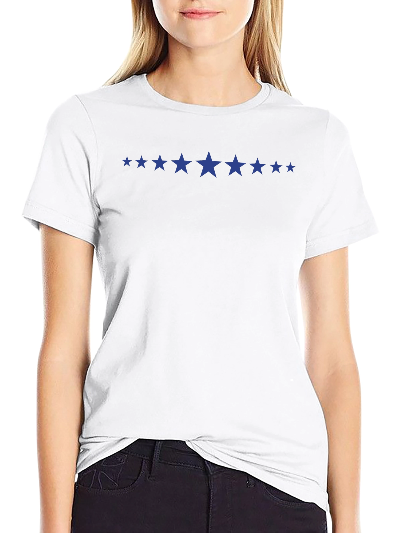 Starry Night Tee - Mens Black Crewneck T-Shirt