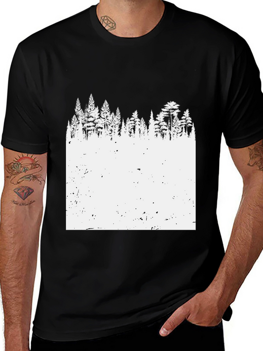 Nature Inspired Black T-Shirt