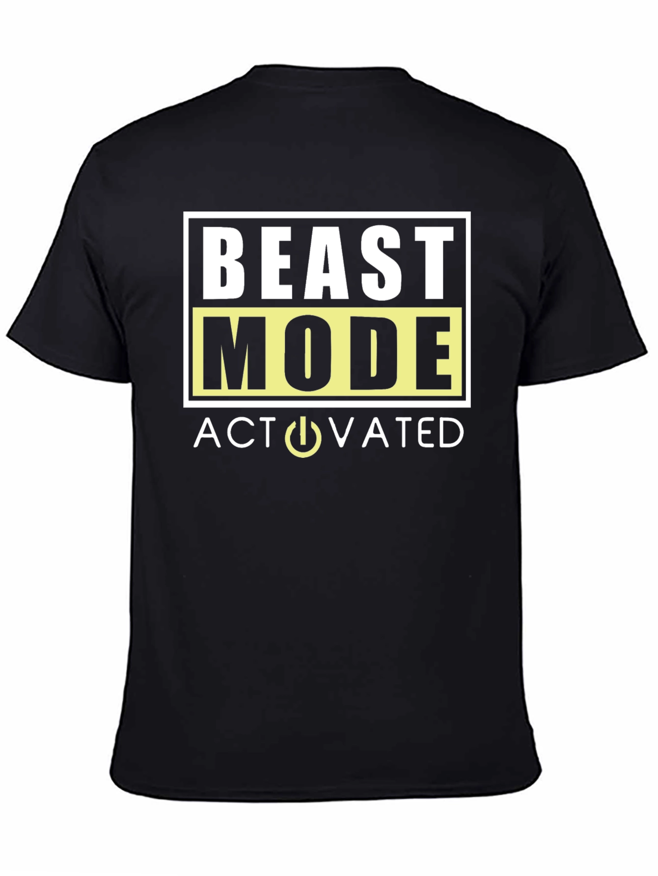 Beast Mode Activated Graphic T-Shirt - Mens Black Tee