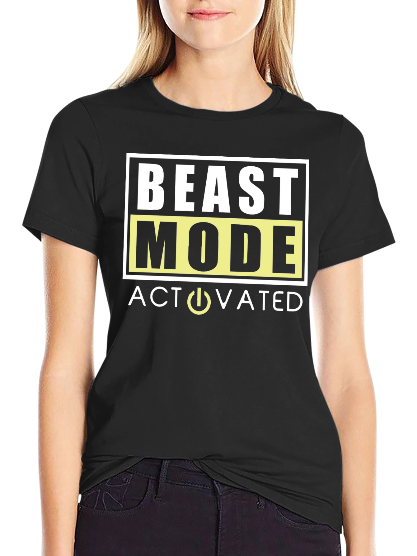 Beast Mode Activated Graphic T-Shirt - Mens Black Tee