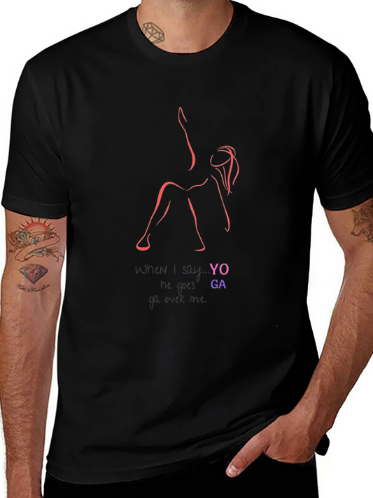 Yoga Lovers Graphic T-Shirt