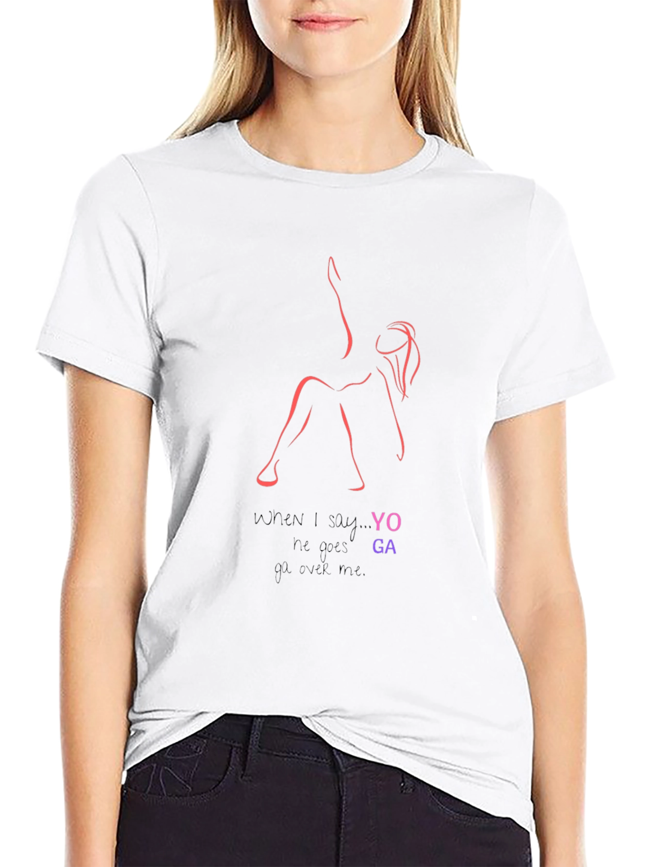 Yoga Lovers Graphic T-Shirt