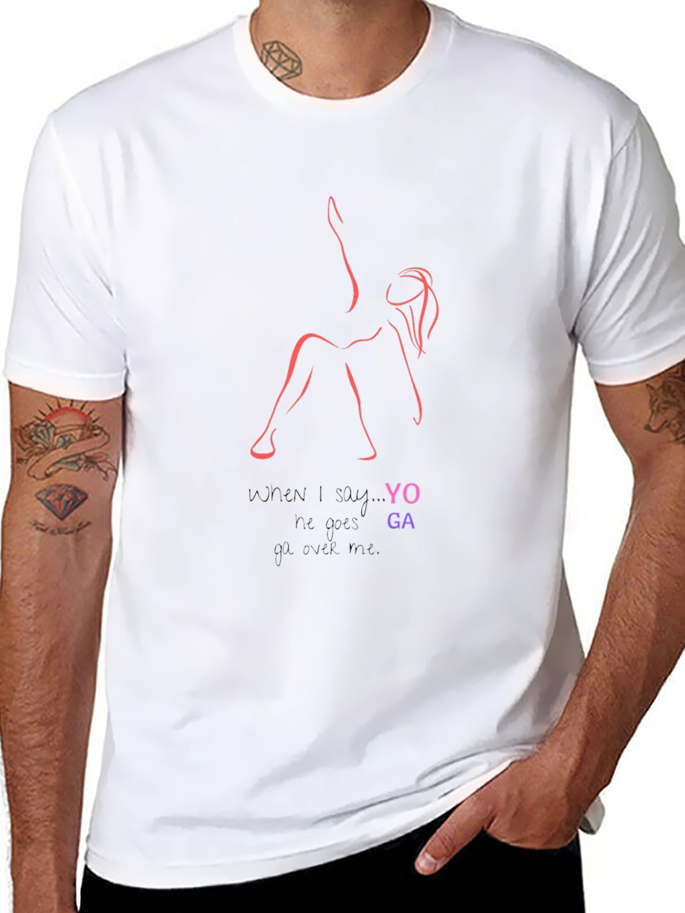 Yoga Lovers Graphic T-Shirt