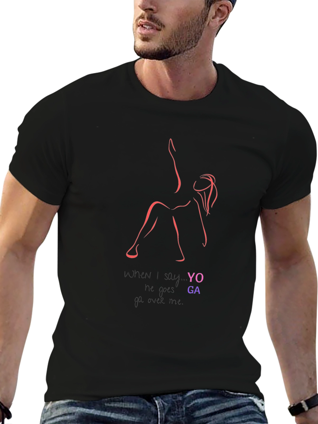 Yoga Lovers Graphic T-Shirt