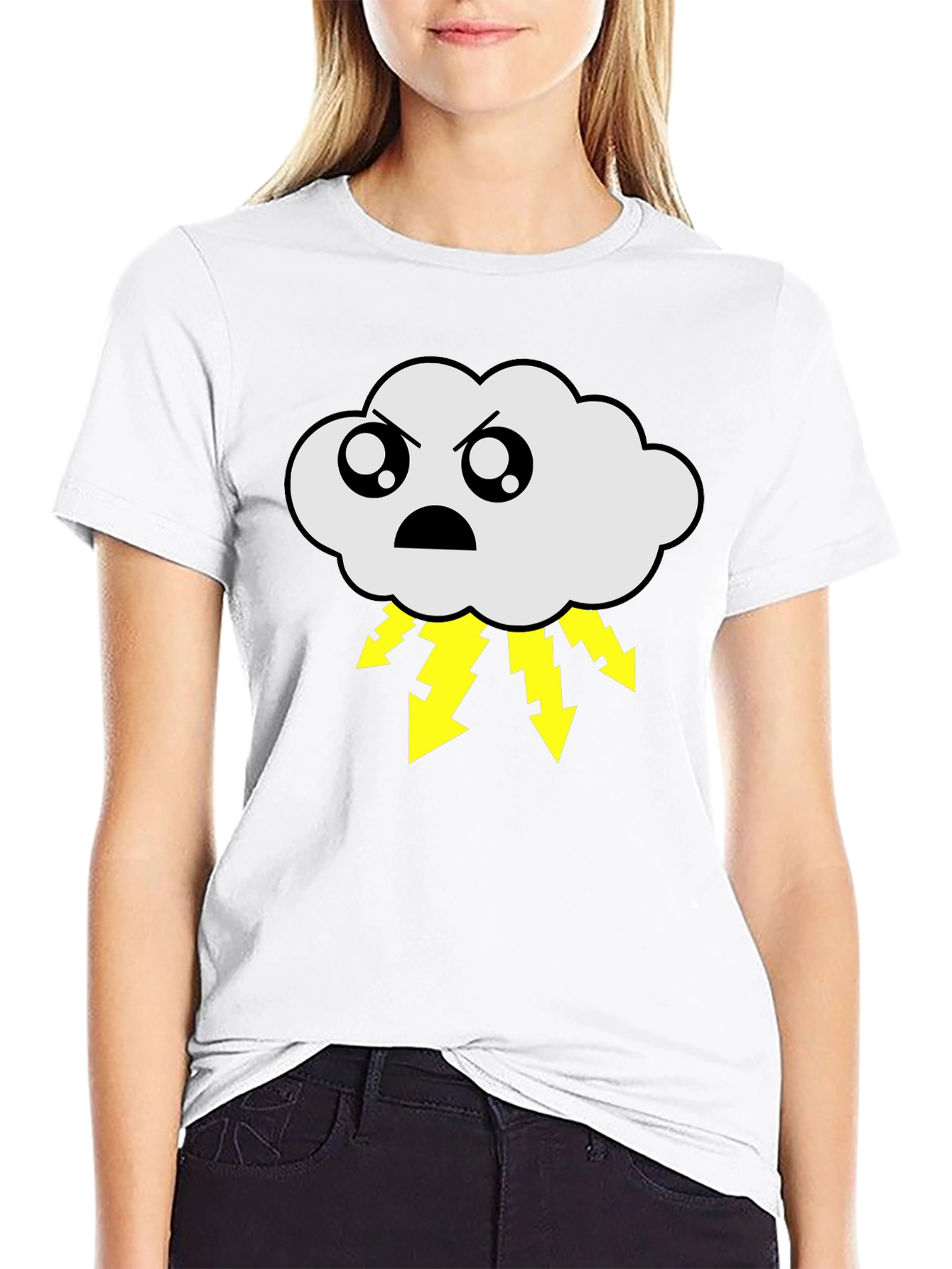 Stormy Cloud T-Shirt - Angry Weather Tee