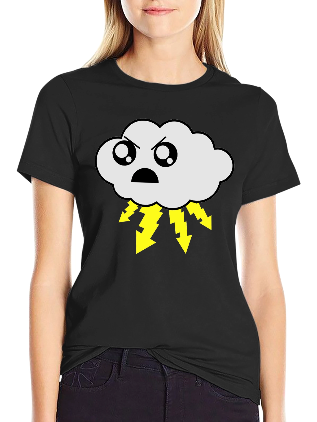 Stormy Cloud T-Shirt - Angry Weather Tee