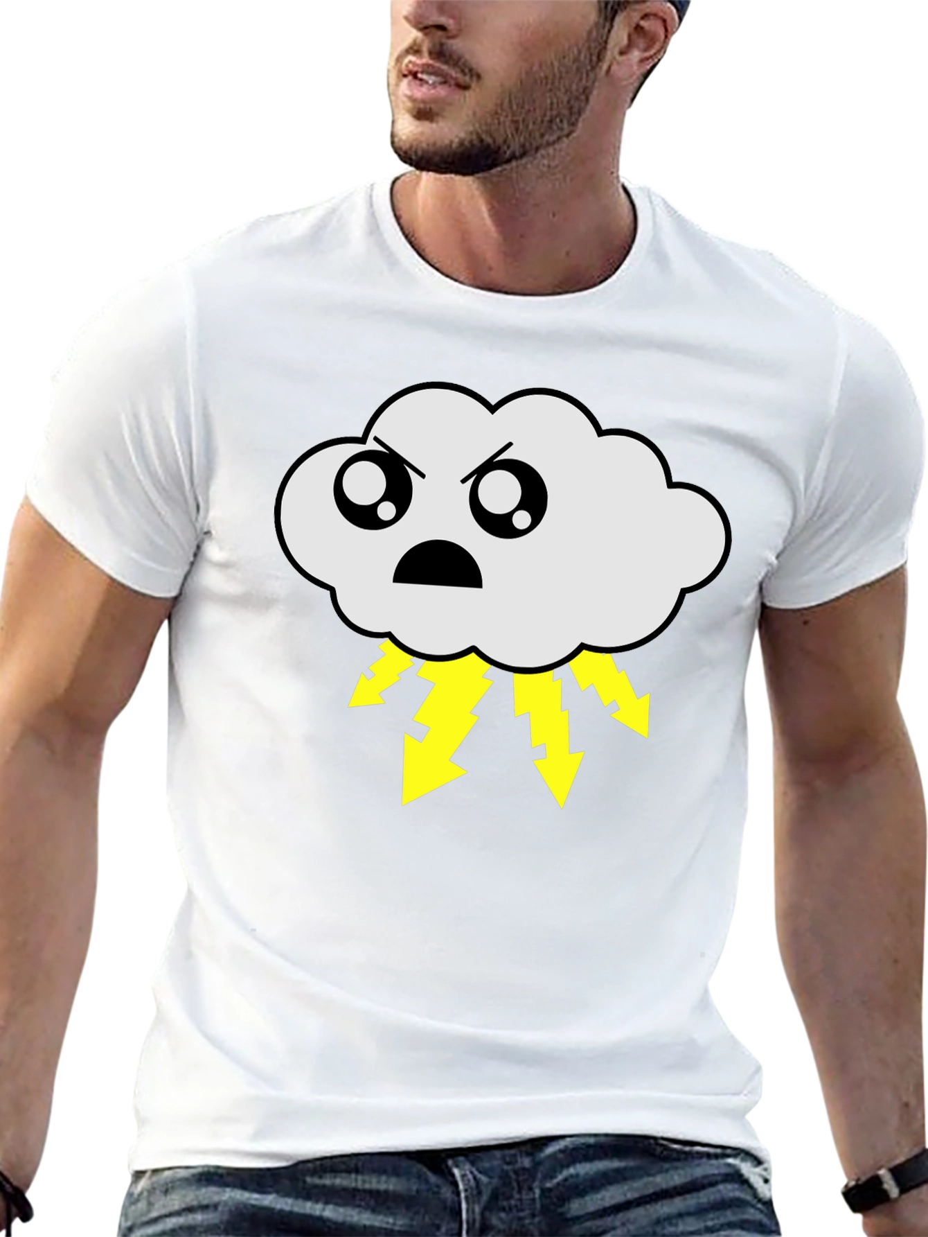 Stormy Cloud T-Shirt - Angry Weather Tee