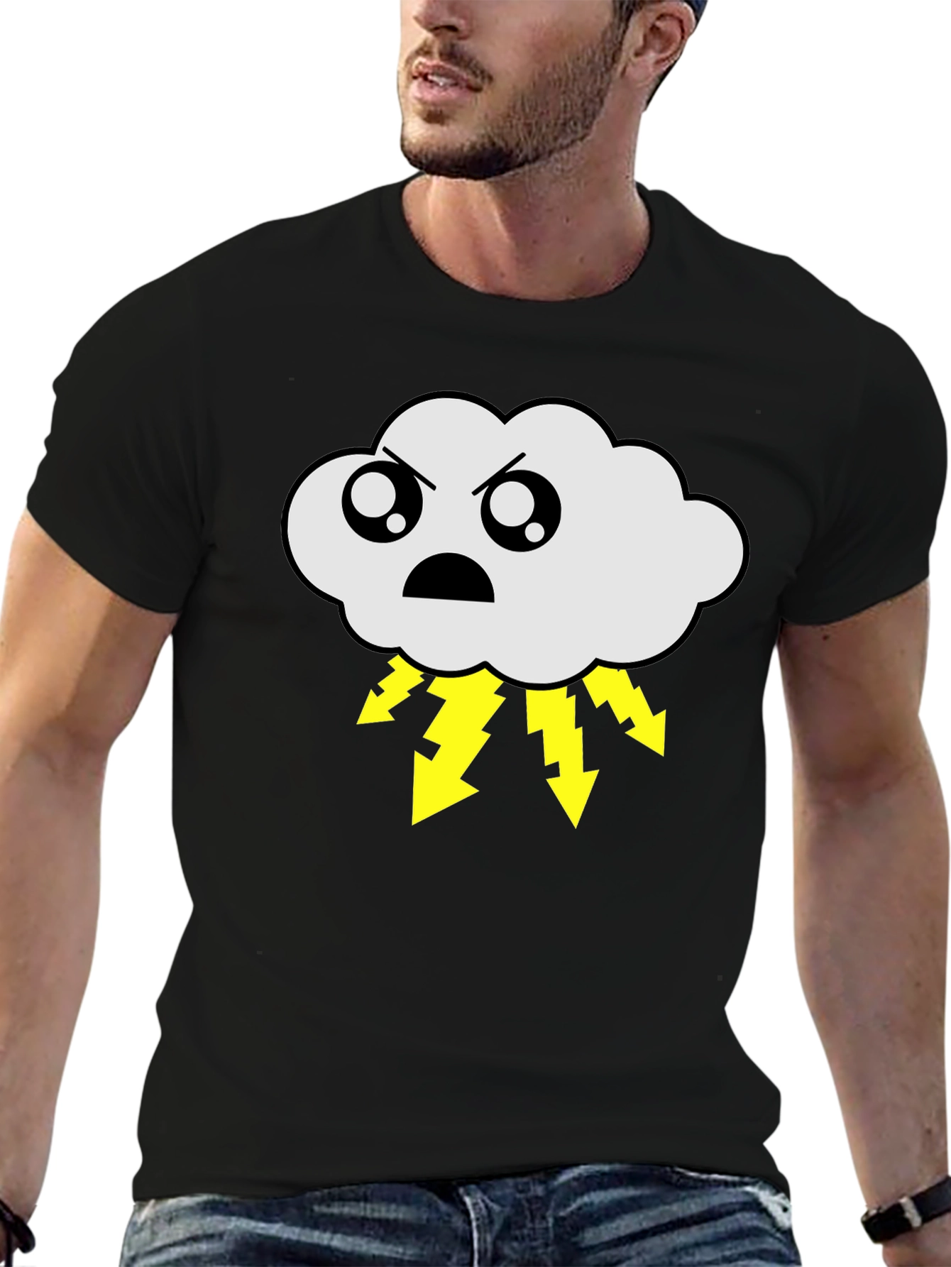 Stormy Cloud T-Shirt - Angry Weather Tee