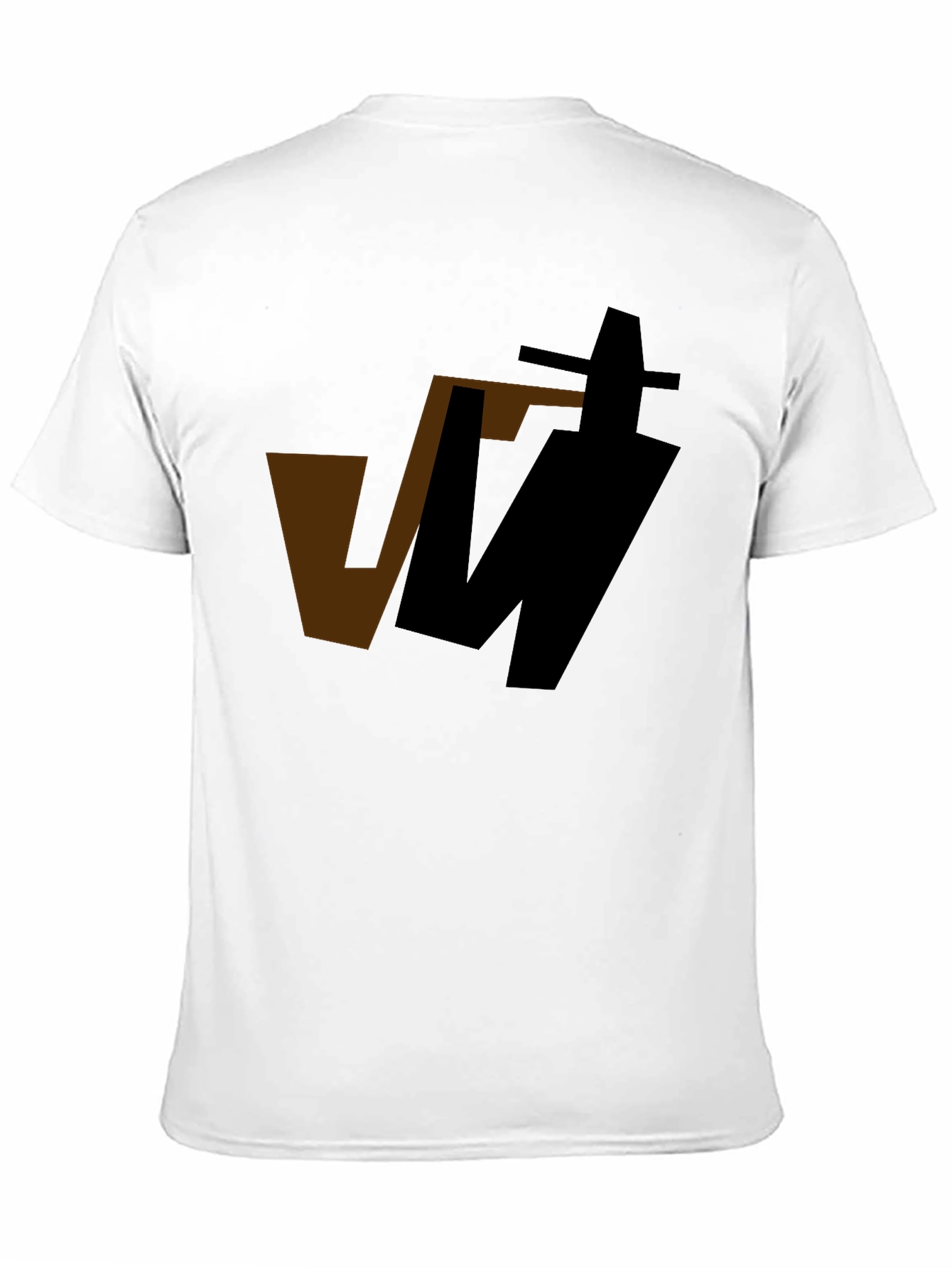 Abstract Graphic Black T-Shirt