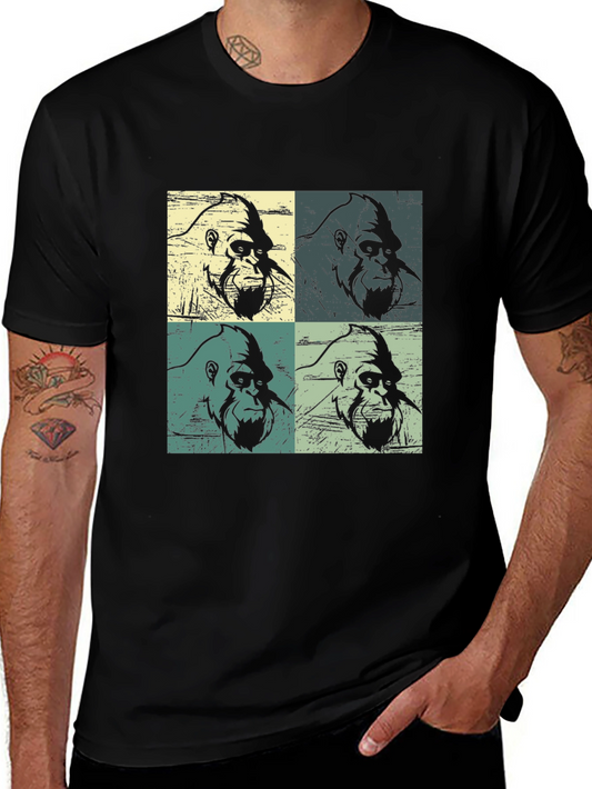 Retro Gorilla Pop Art T-Shirt