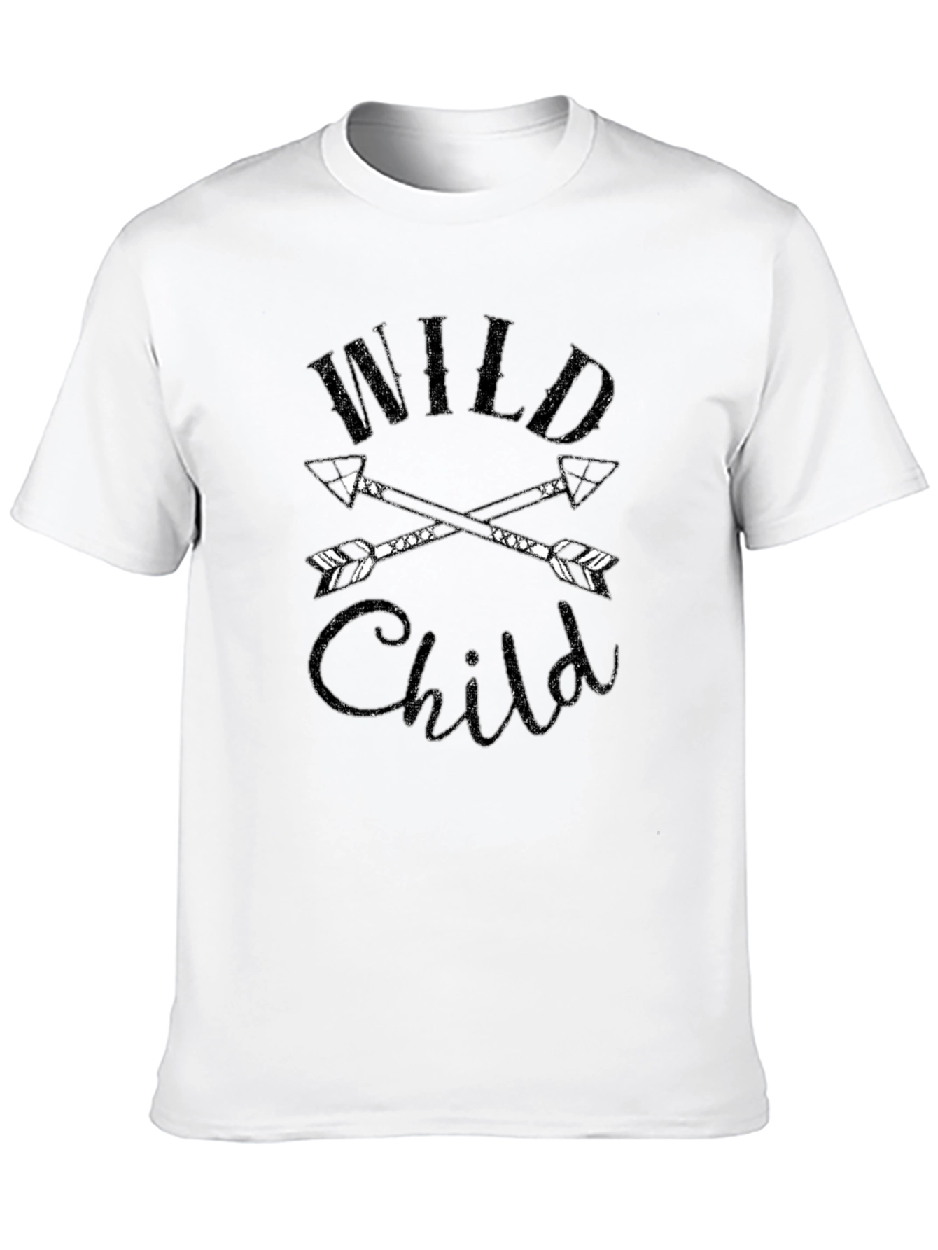 Wild Child Graphic Tee - Unisex Black T-Shirt
