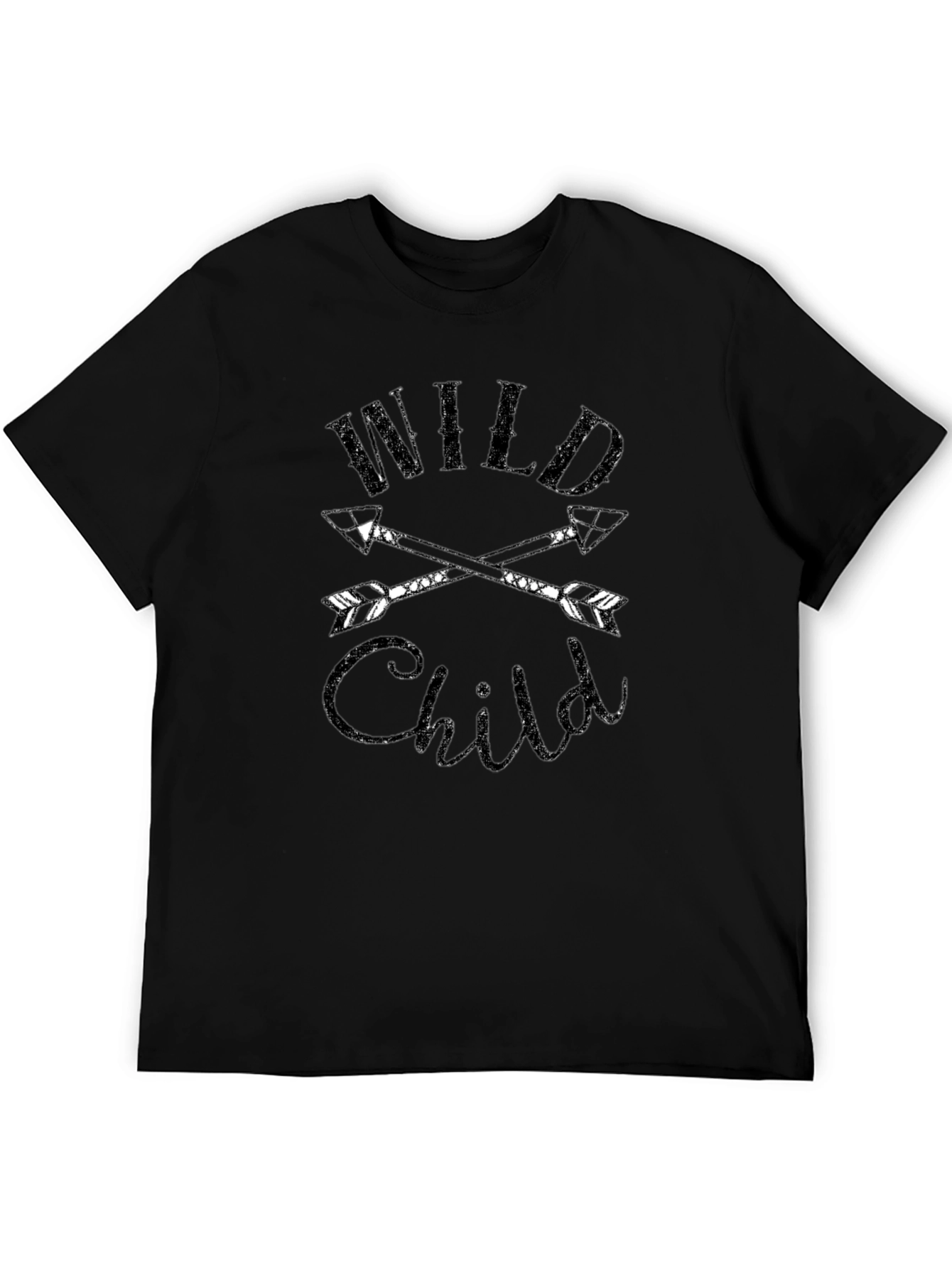 Wild Child Graphic Tee - Unisex Black T-Shirt
