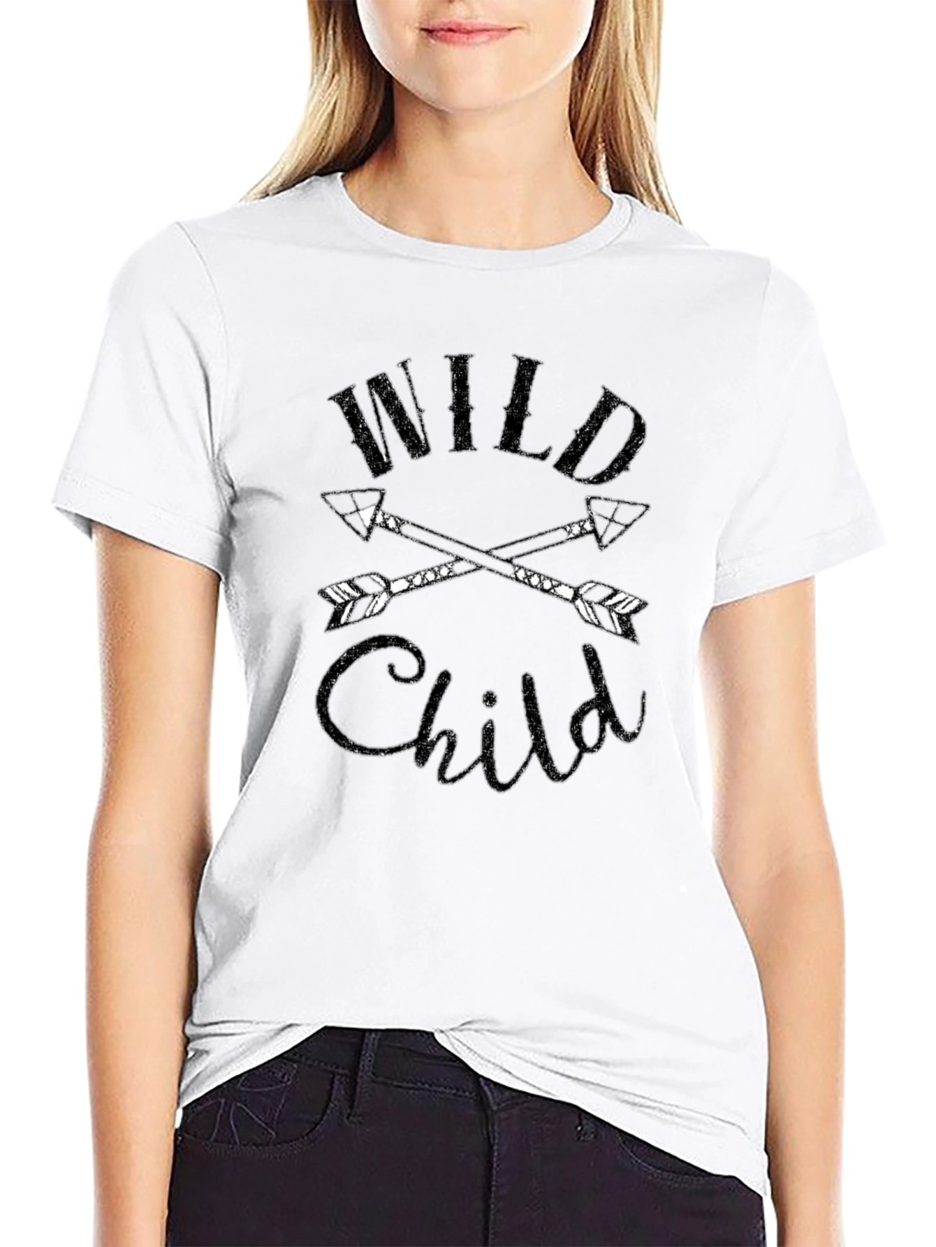 Wild Child Graphic Tee - Unisex Black T-Shirt