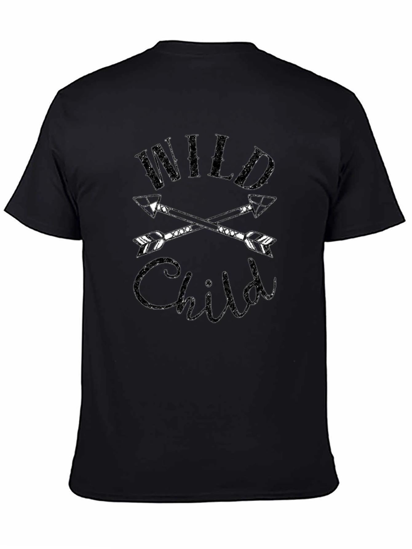 Wild Child Graphic Tee - Unisex Black T-Shirt