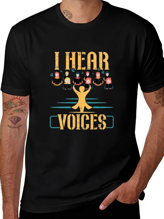I Hear Voices Choir Graphic Tee