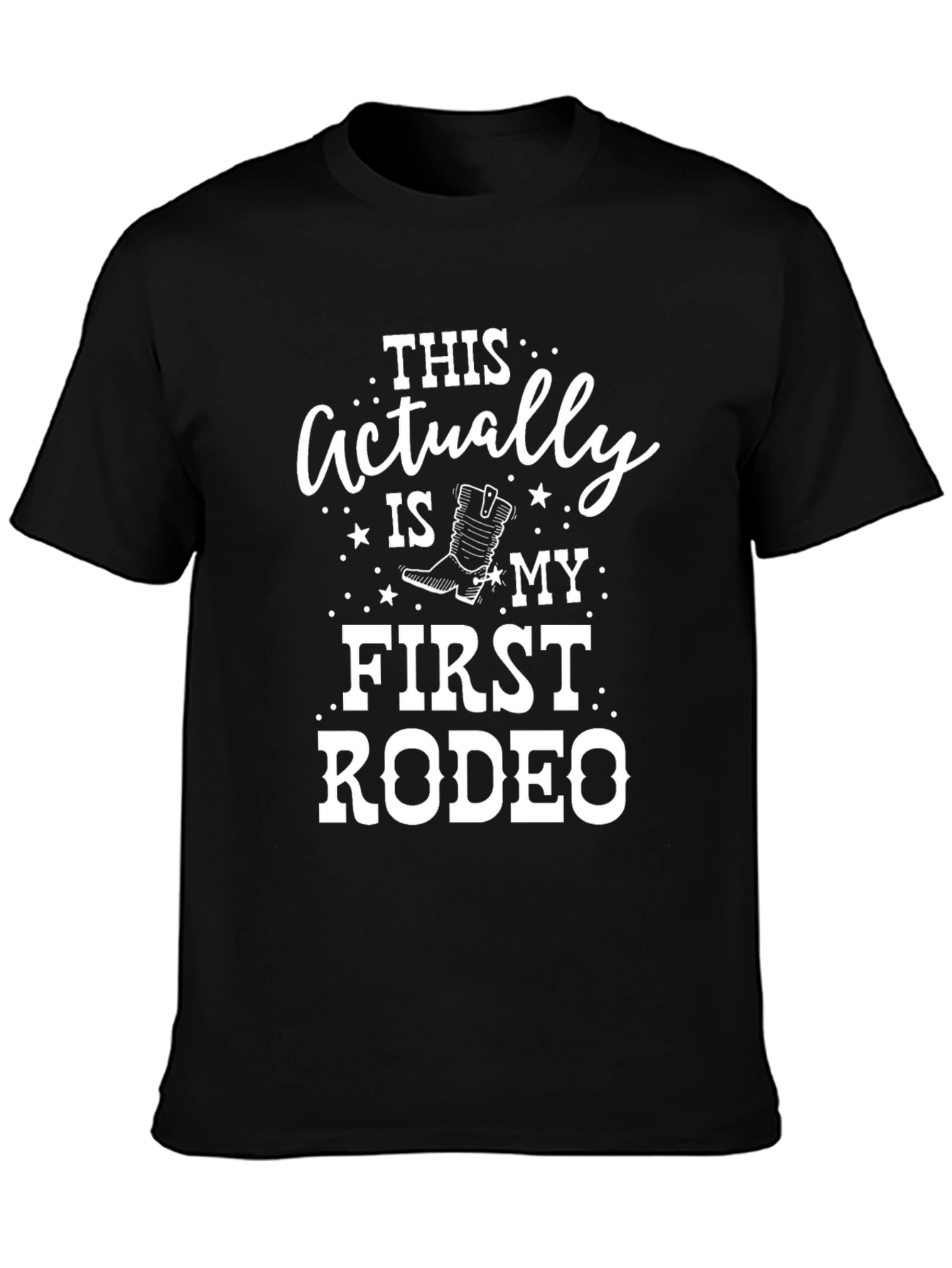Funny First Rodeo Graphic Tee