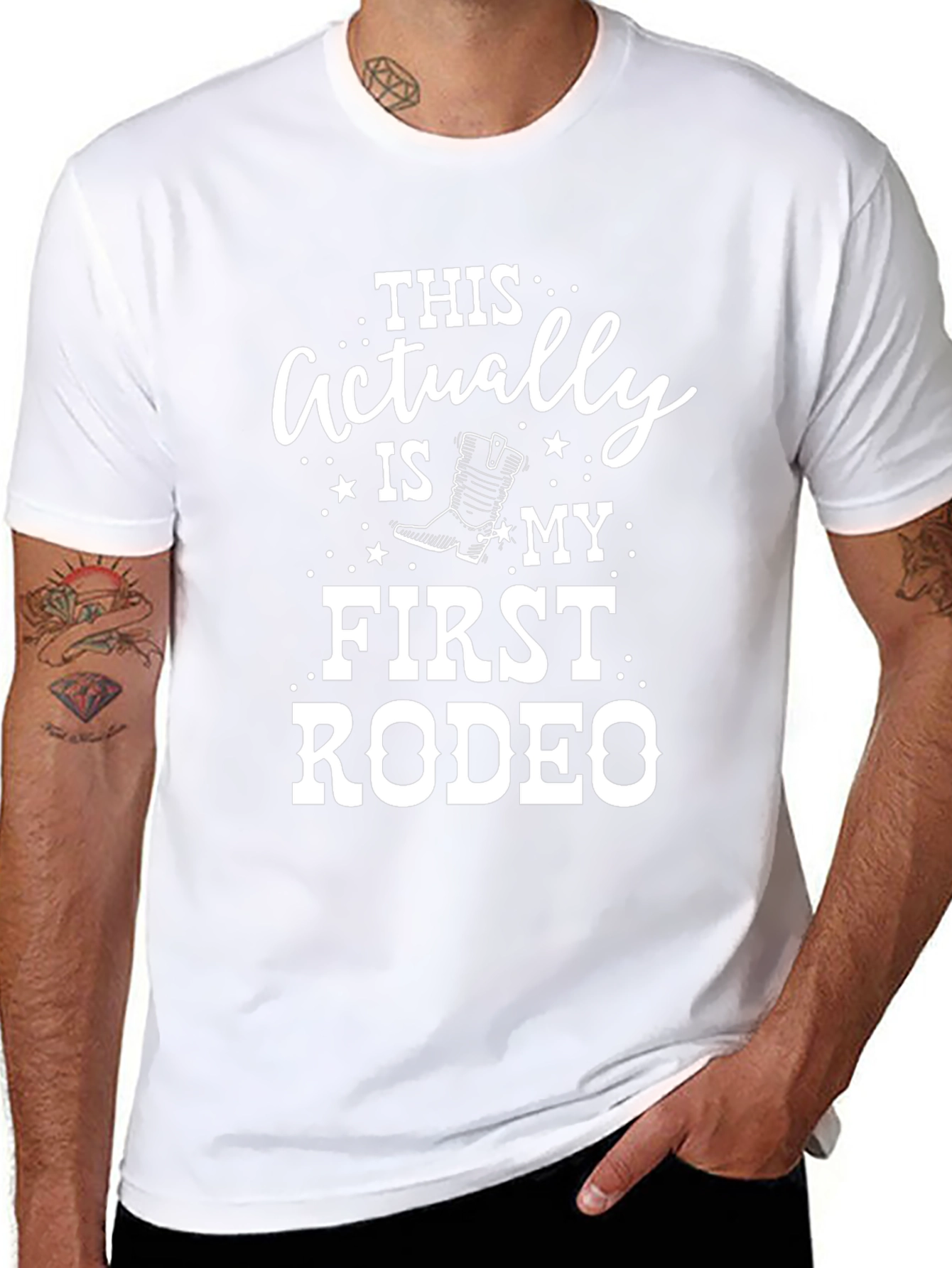 Funny First Rodeo Graphic Tee