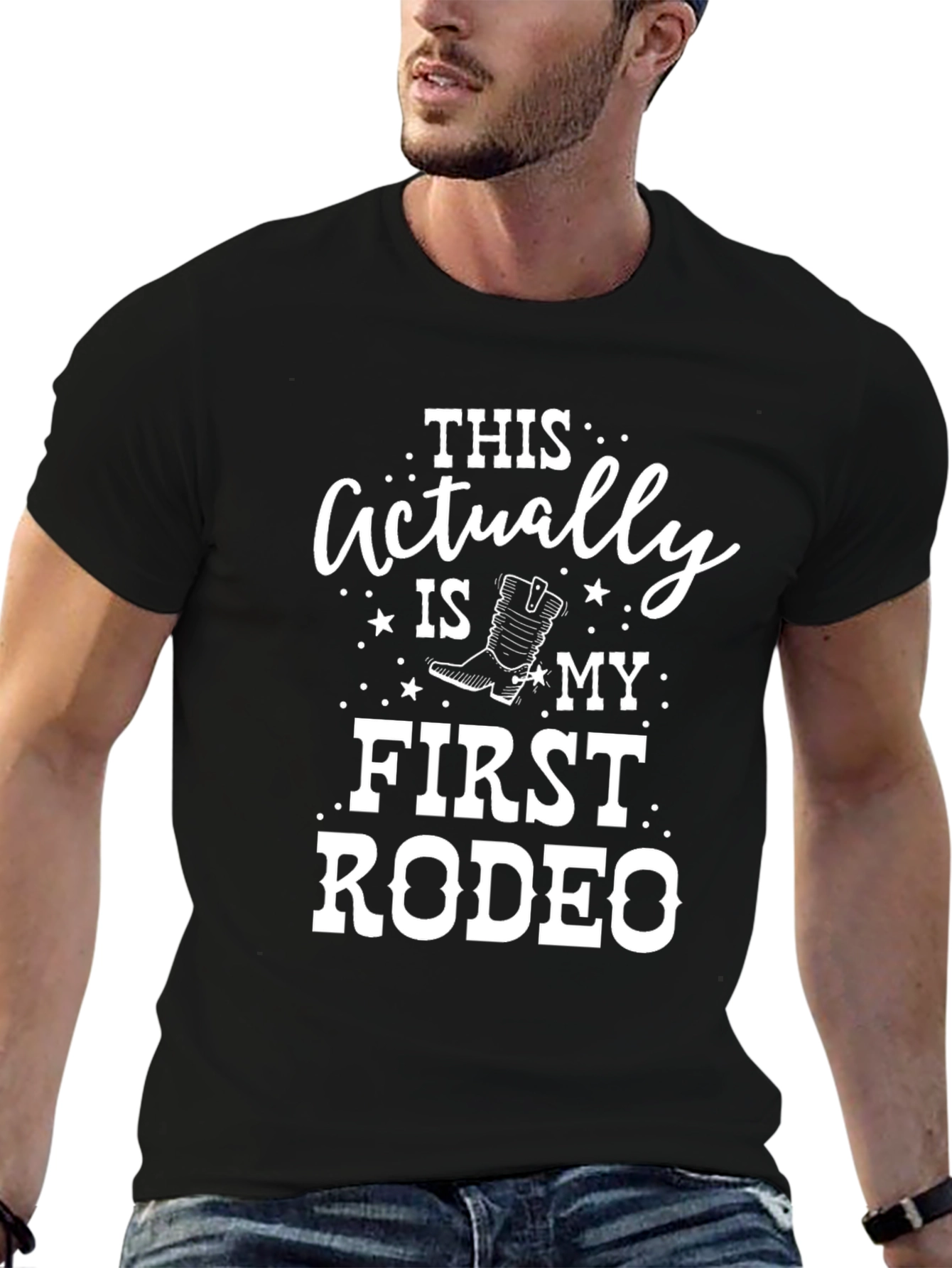 Funny First Rodeo Graphic Tee