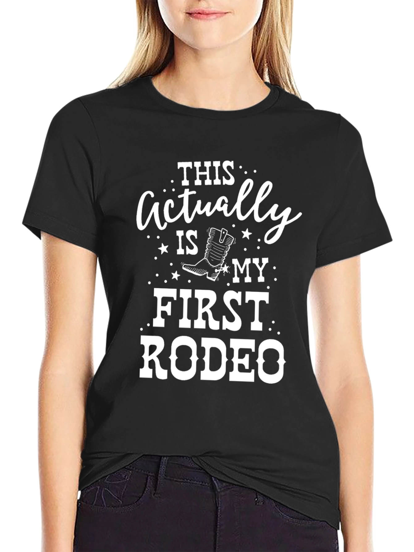 Funny First Rodeo Graphic Tee
