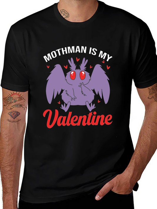 Mothman Valentines Day Graphic Tee